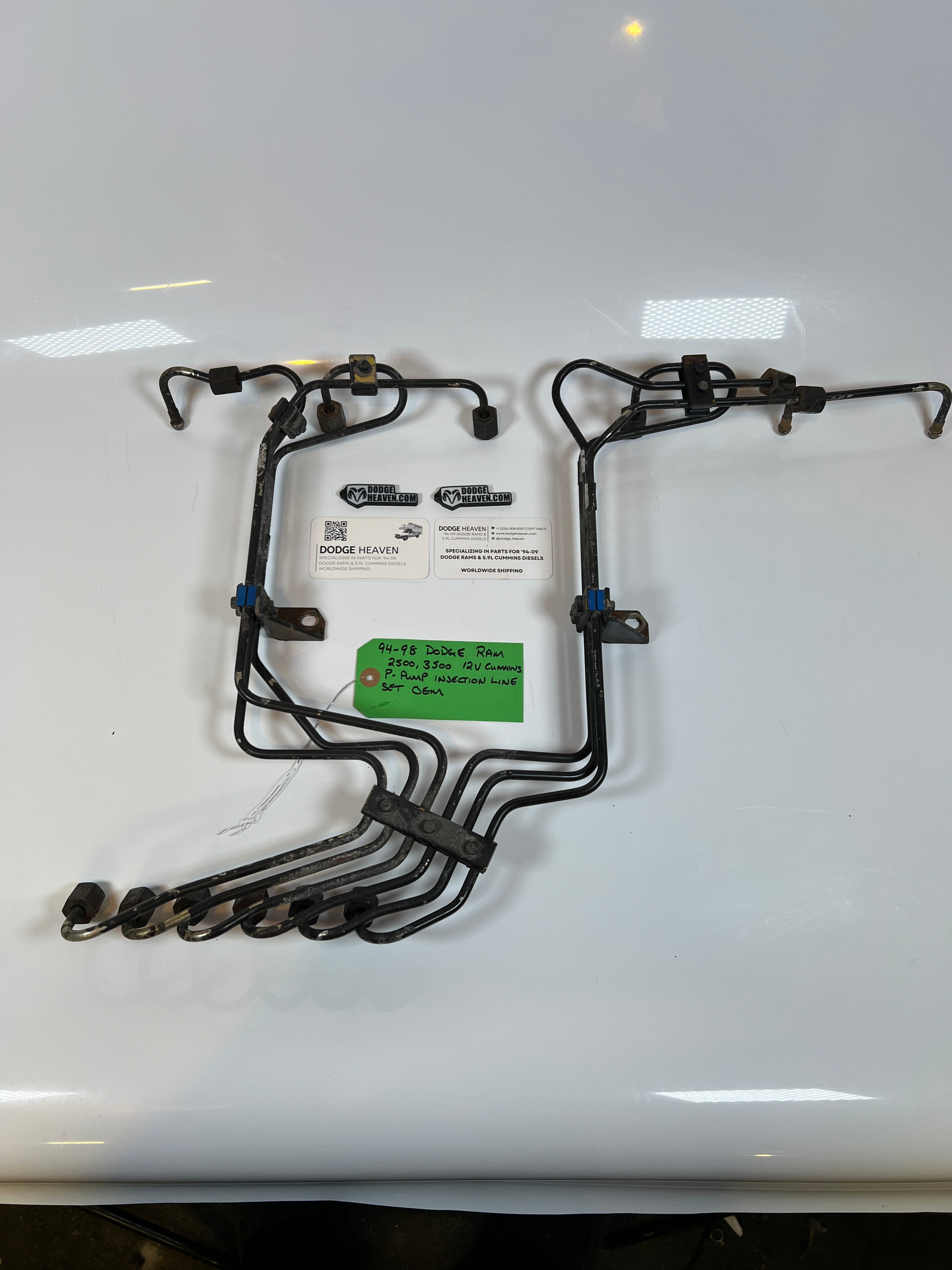 1994-1998 Dodge Ram 12 valve 5.9L Cummins P7100 P Pump Injector Lines