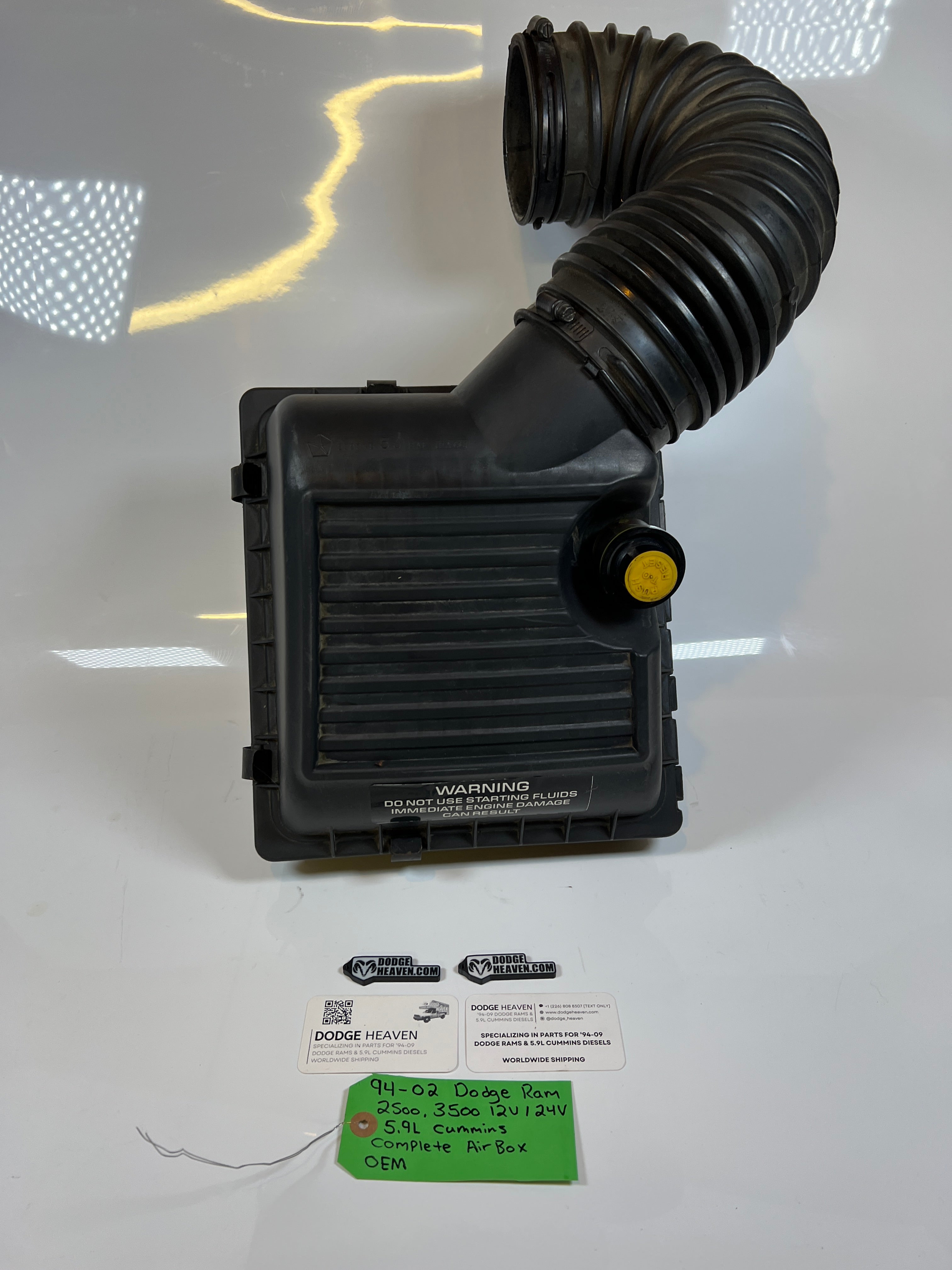 1994-2002 Dodge Ram 2500 3500 12V / 24V 5.9L Cummins Complete Air Filter Box