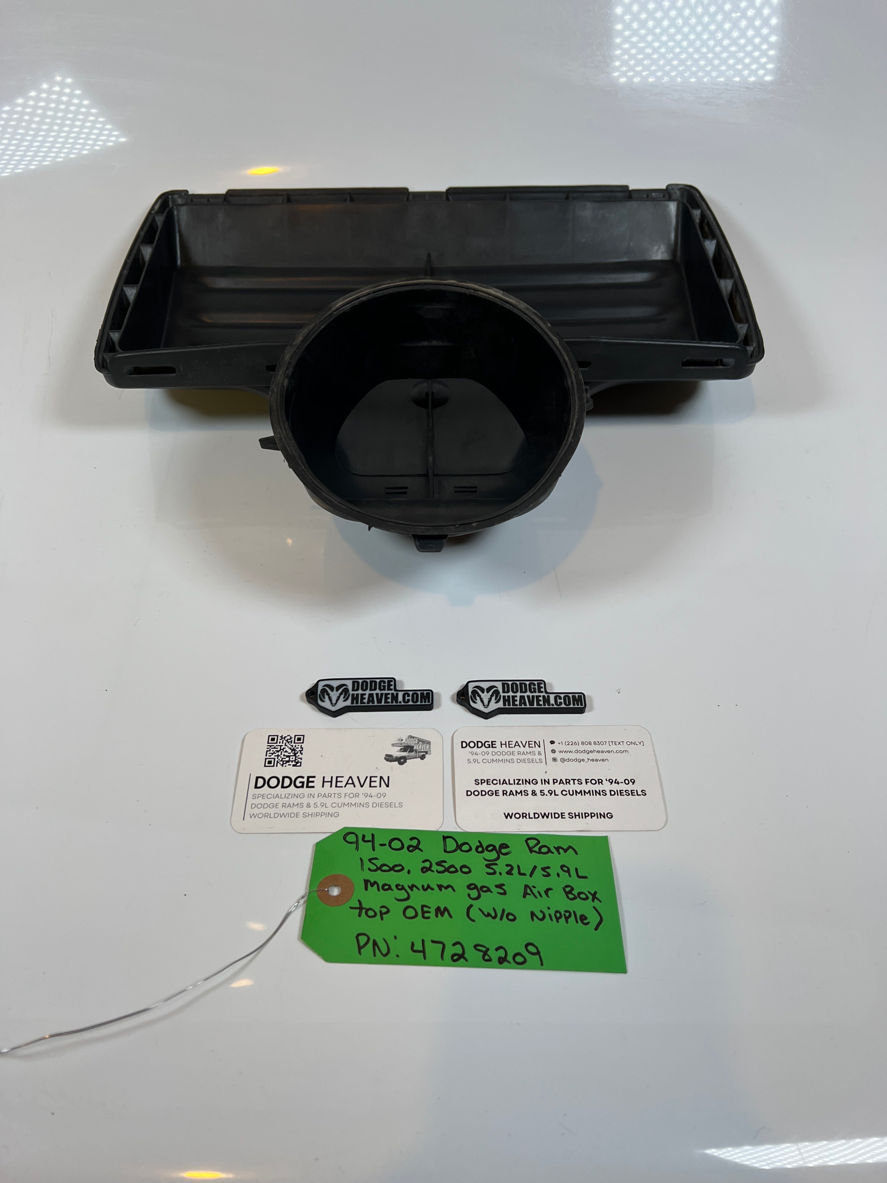 1994-2002 Dodge Ram 1500 2500 5.2L / 5.9l magnum Air filter Box Top