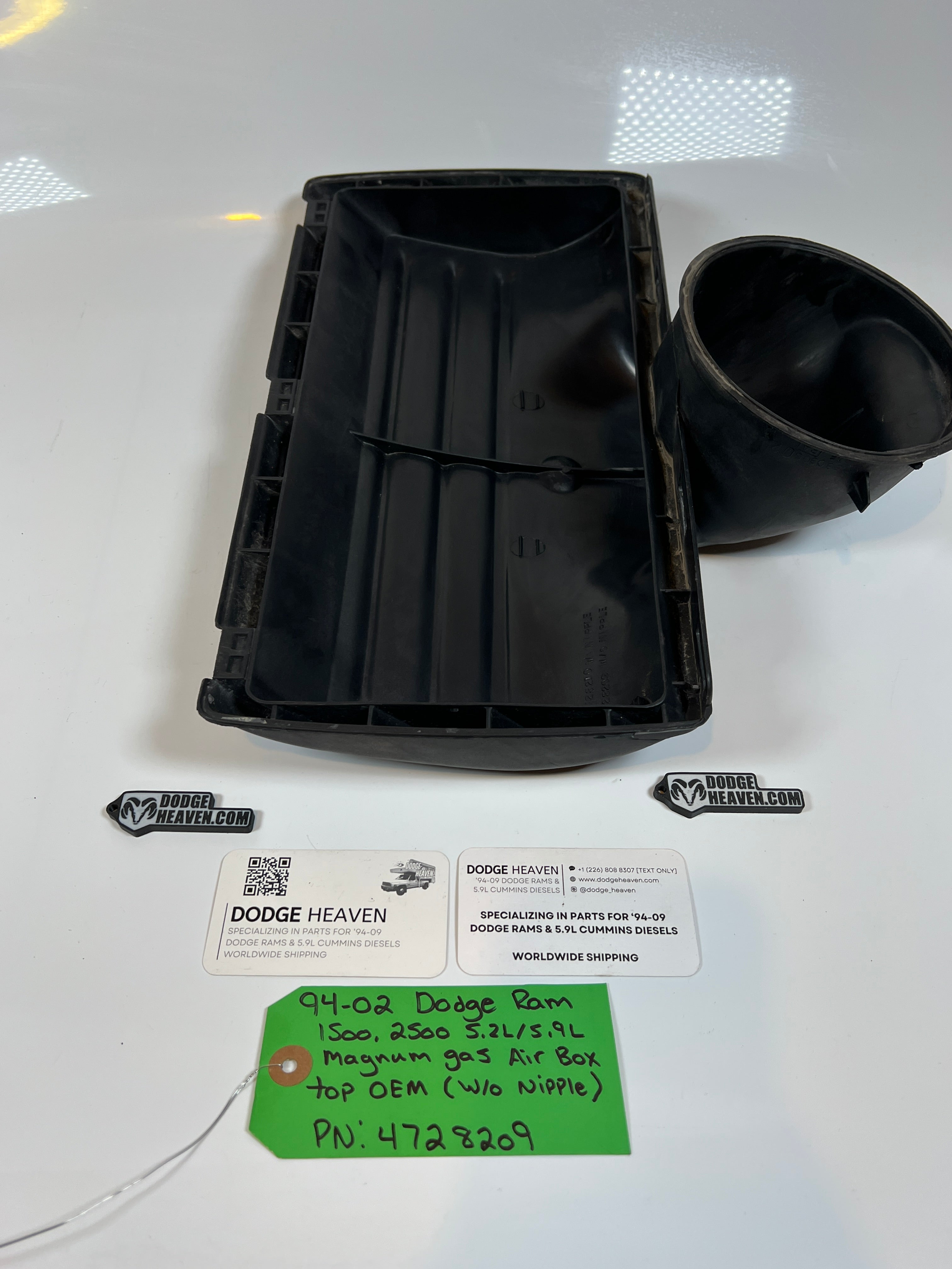 1994-2002 Dodge Ram 1500 2500 5.2L / 5.9l magnum Air filter Box Top