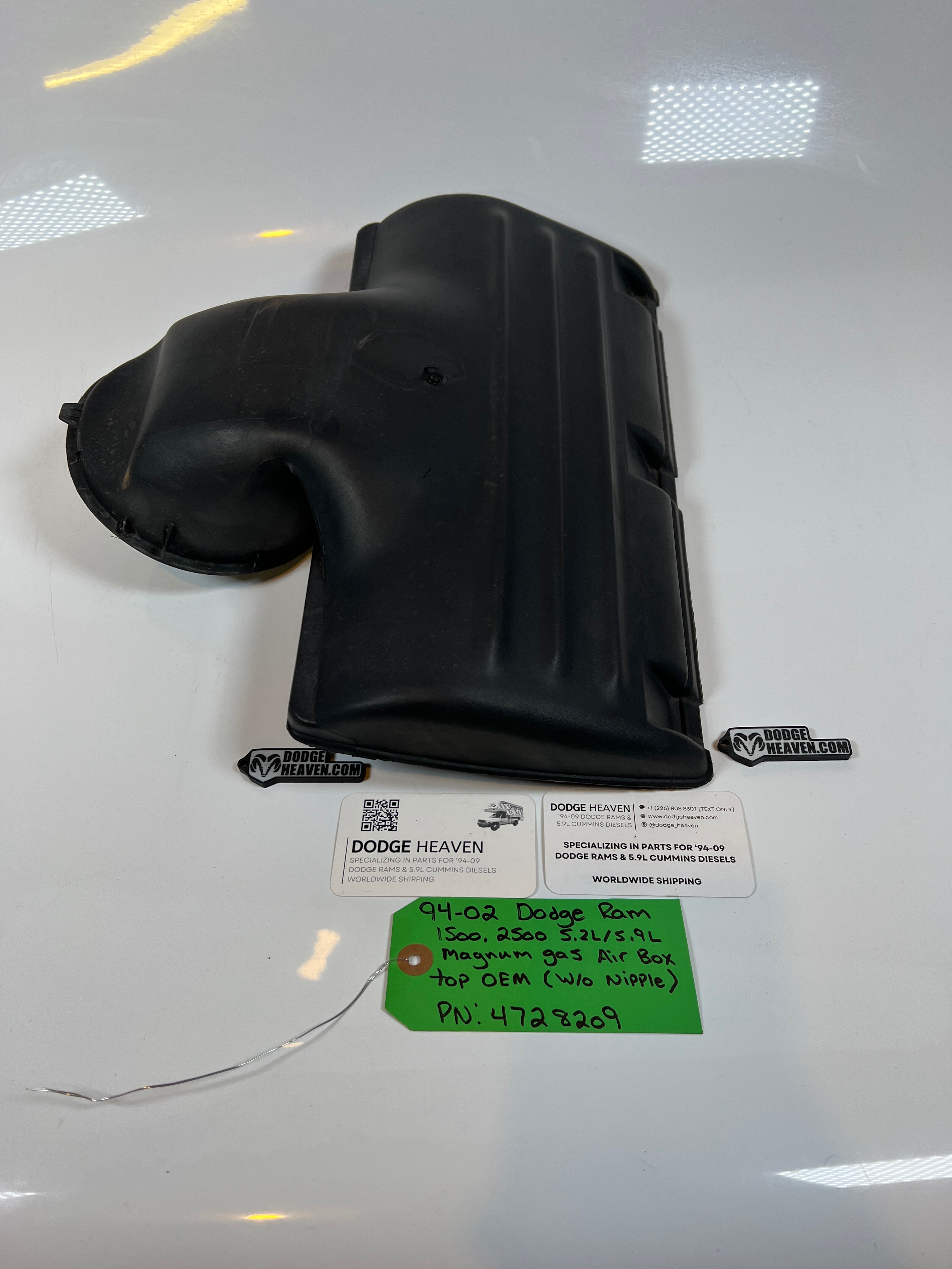 1994-2002 Dodge Ram 1500 2500 5.2L / 5.9l magnum Air filter Box Top