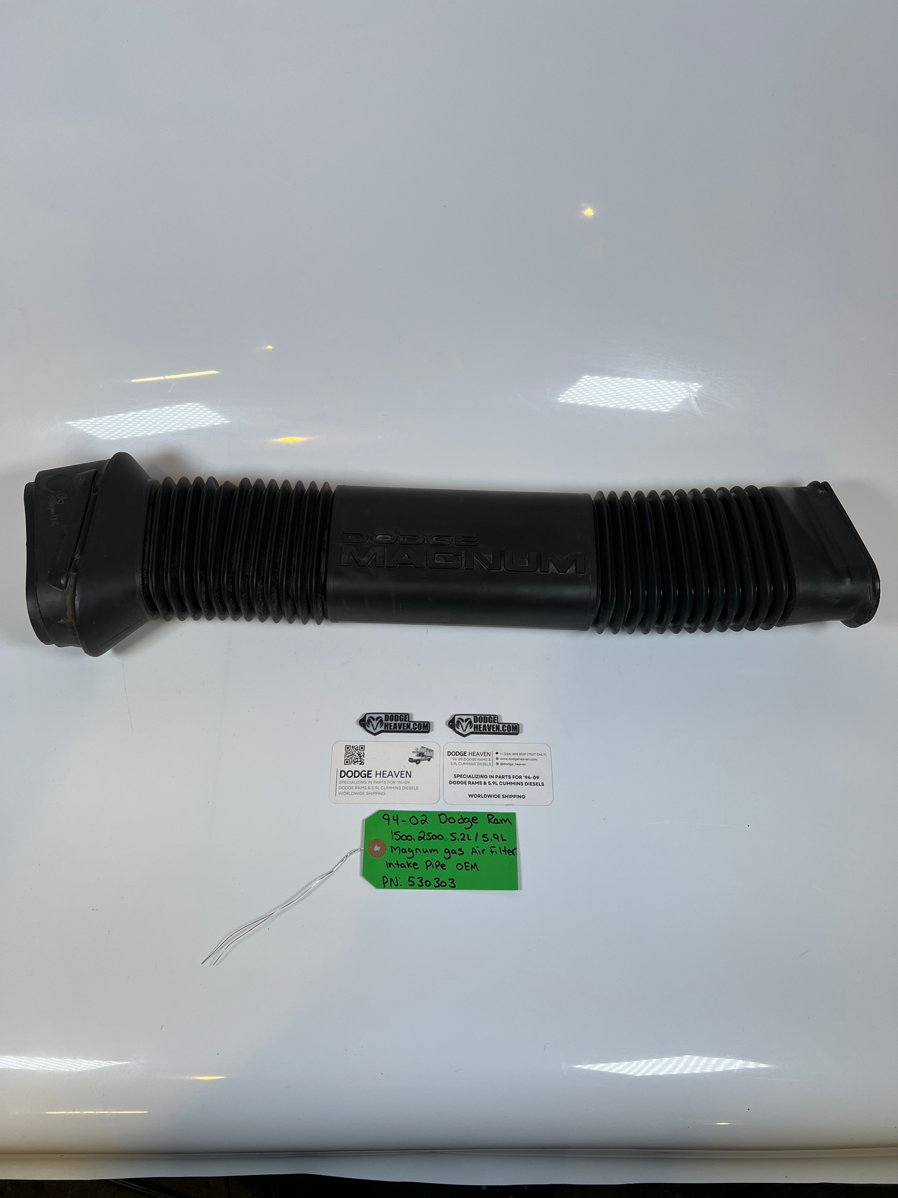 1994-2002 Dodge Ram 1500 2500 5.2L / 5.9l magnum Air filter Intake Pipe