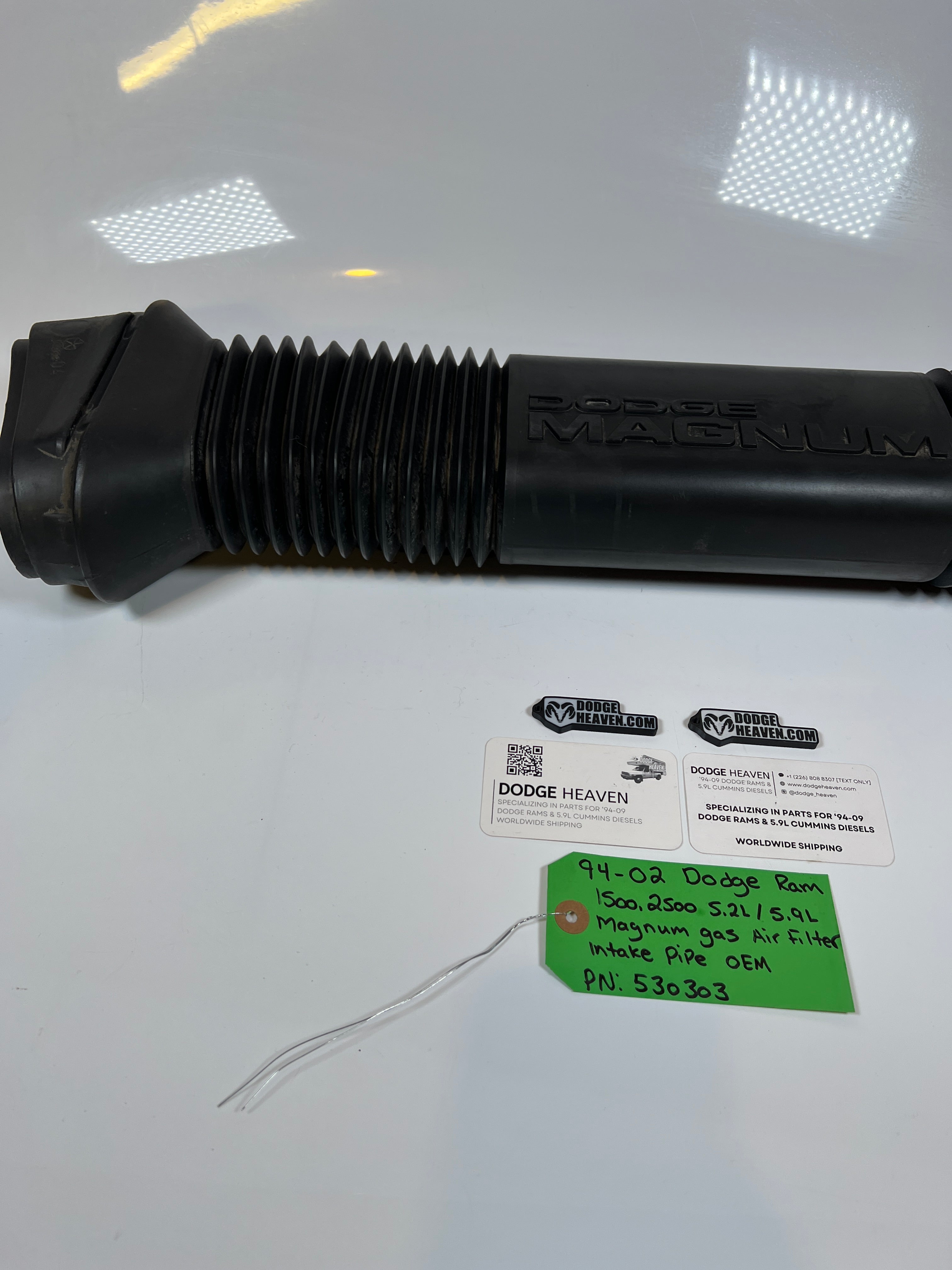 1994-2002 Dodge Ram 1500 2500 5.2L / 5.9l magnum Air filter Intake Pipe