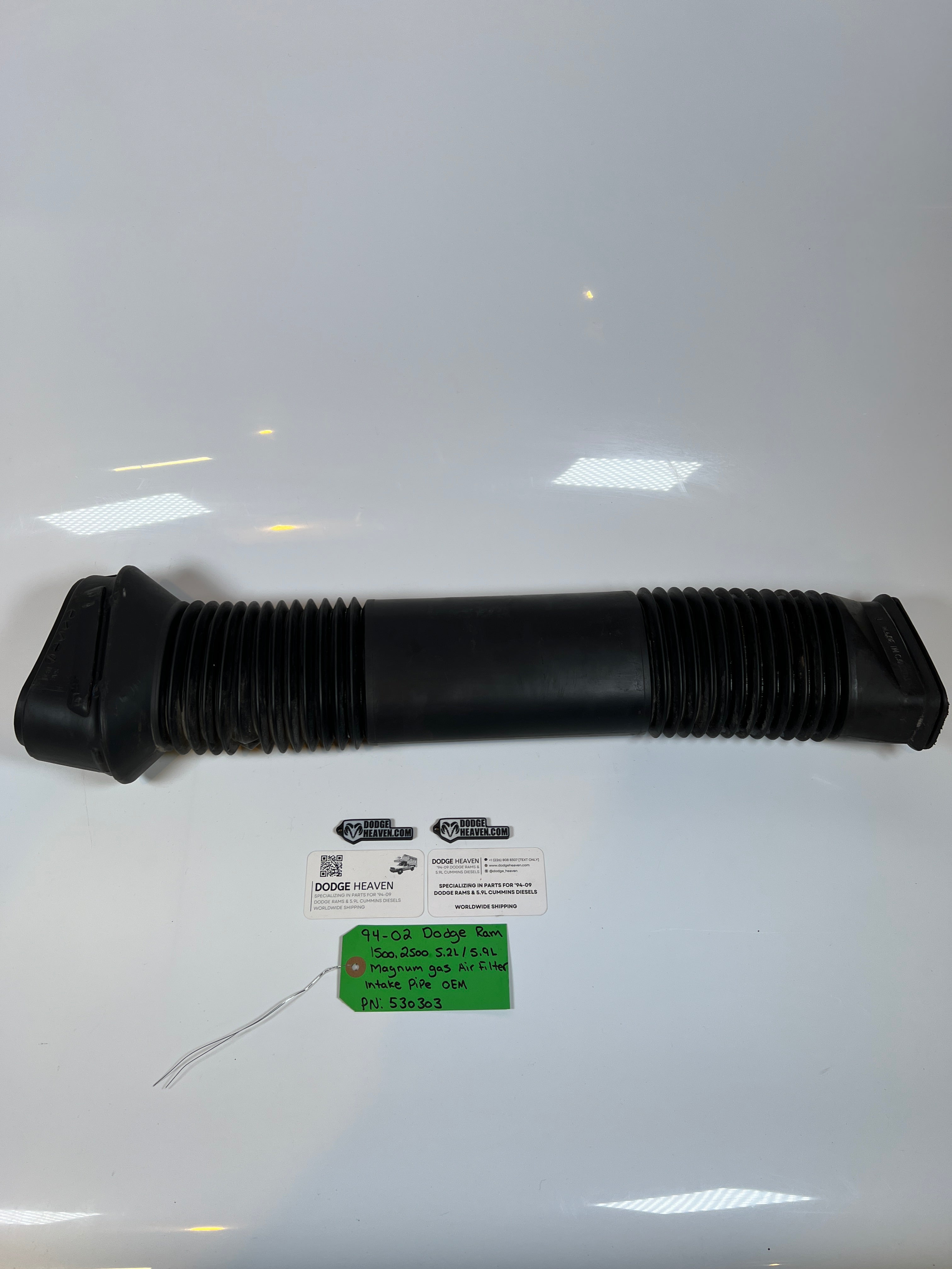 1994-2002 Dodge Ram 1500 2500 5.2L / 5.9l magnum Air filter Intake Pipe