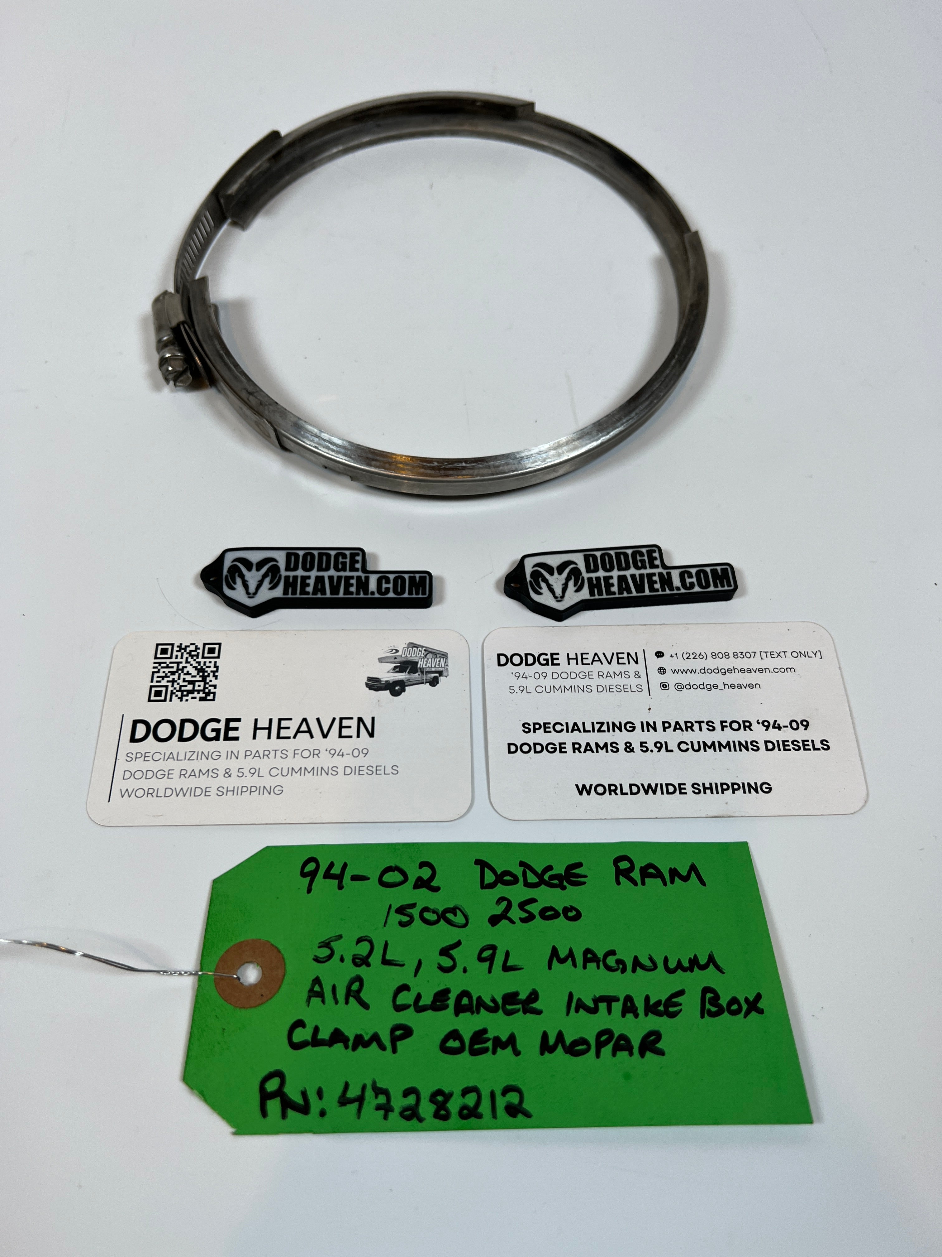 1994-2002 Dodge Ram 1500 2500 5.2L / 5.9L Air Filter Box Clamp