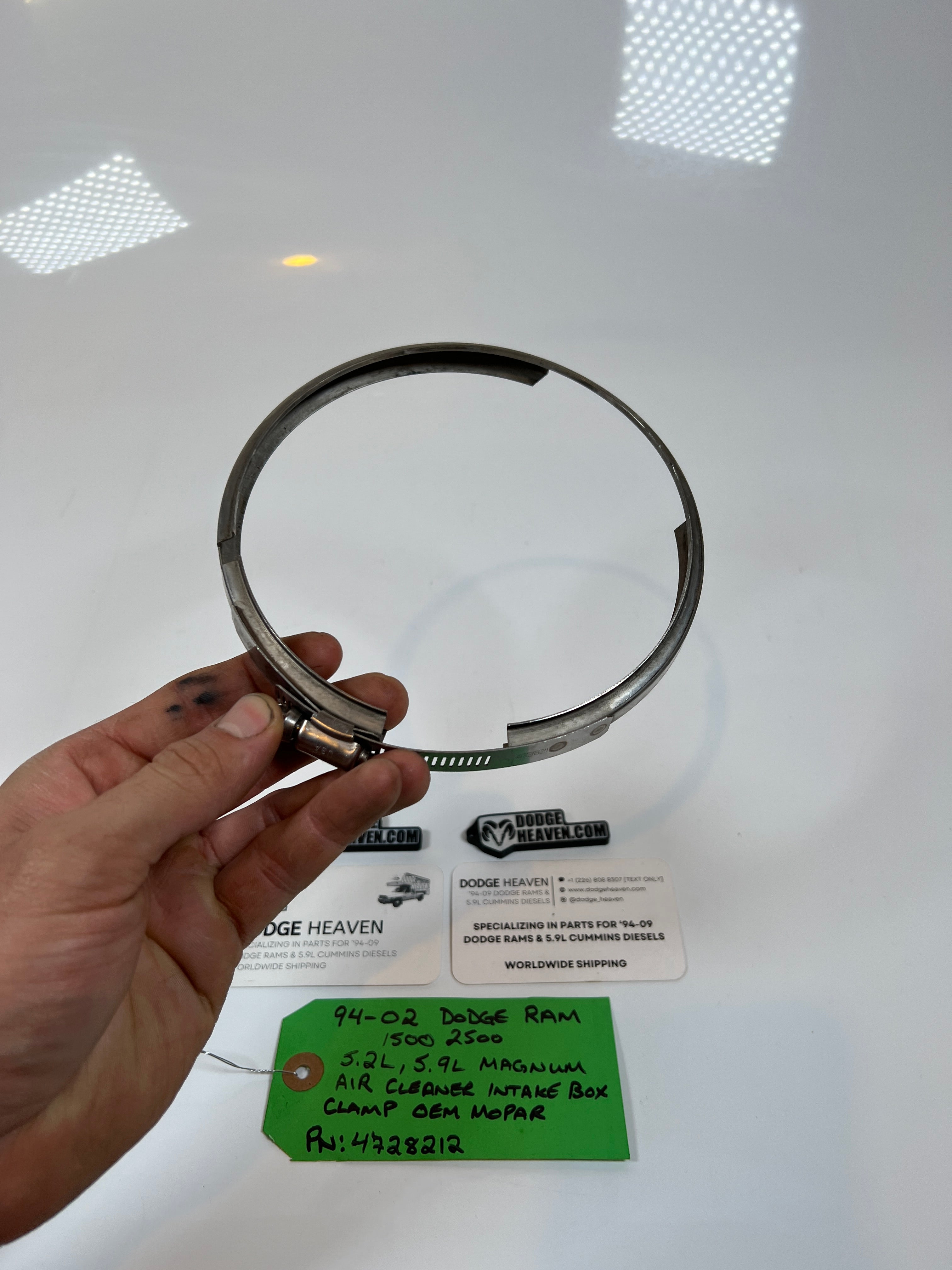 1994-2002 Dodge Ram 1500 2500 5.2L / 5.9L Air Filter Box Clamp