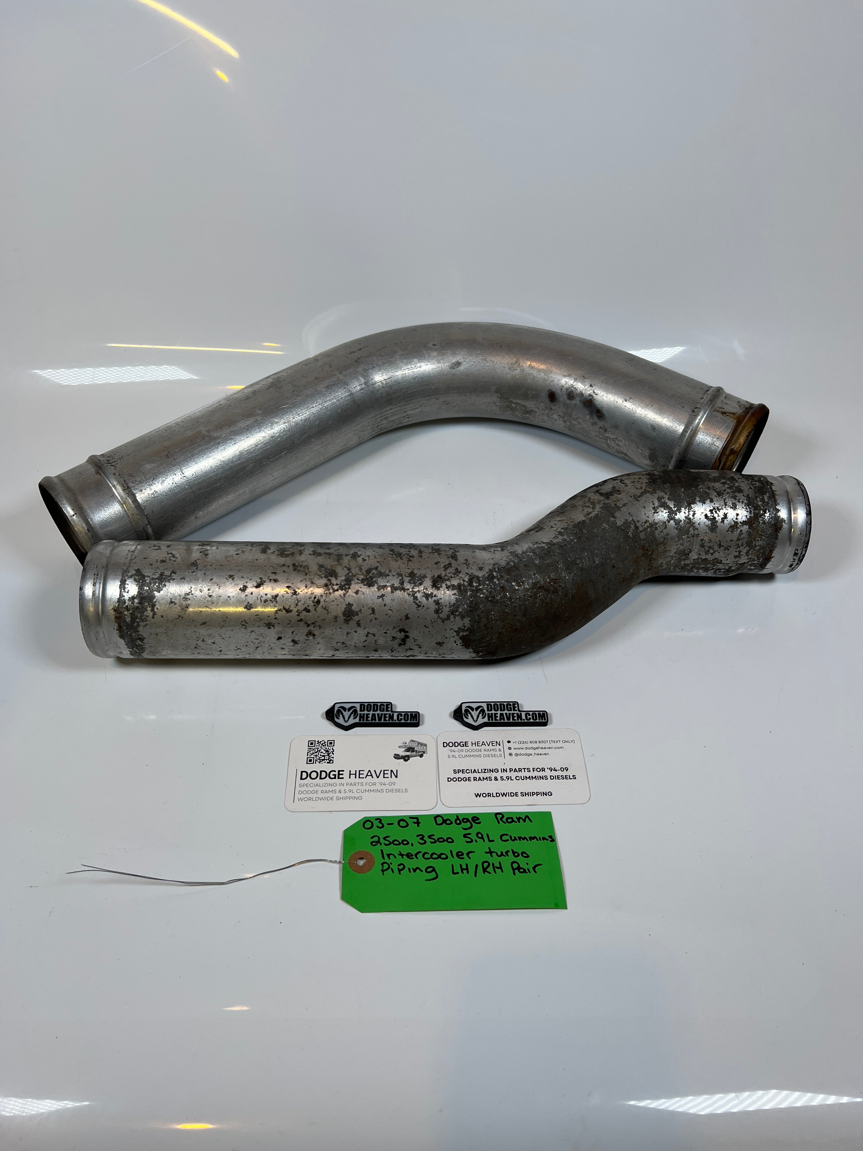2003-2007 Dodge Ram 2500 3500 5.9L Cummins LH/ RH Intercooler Pipe Pair