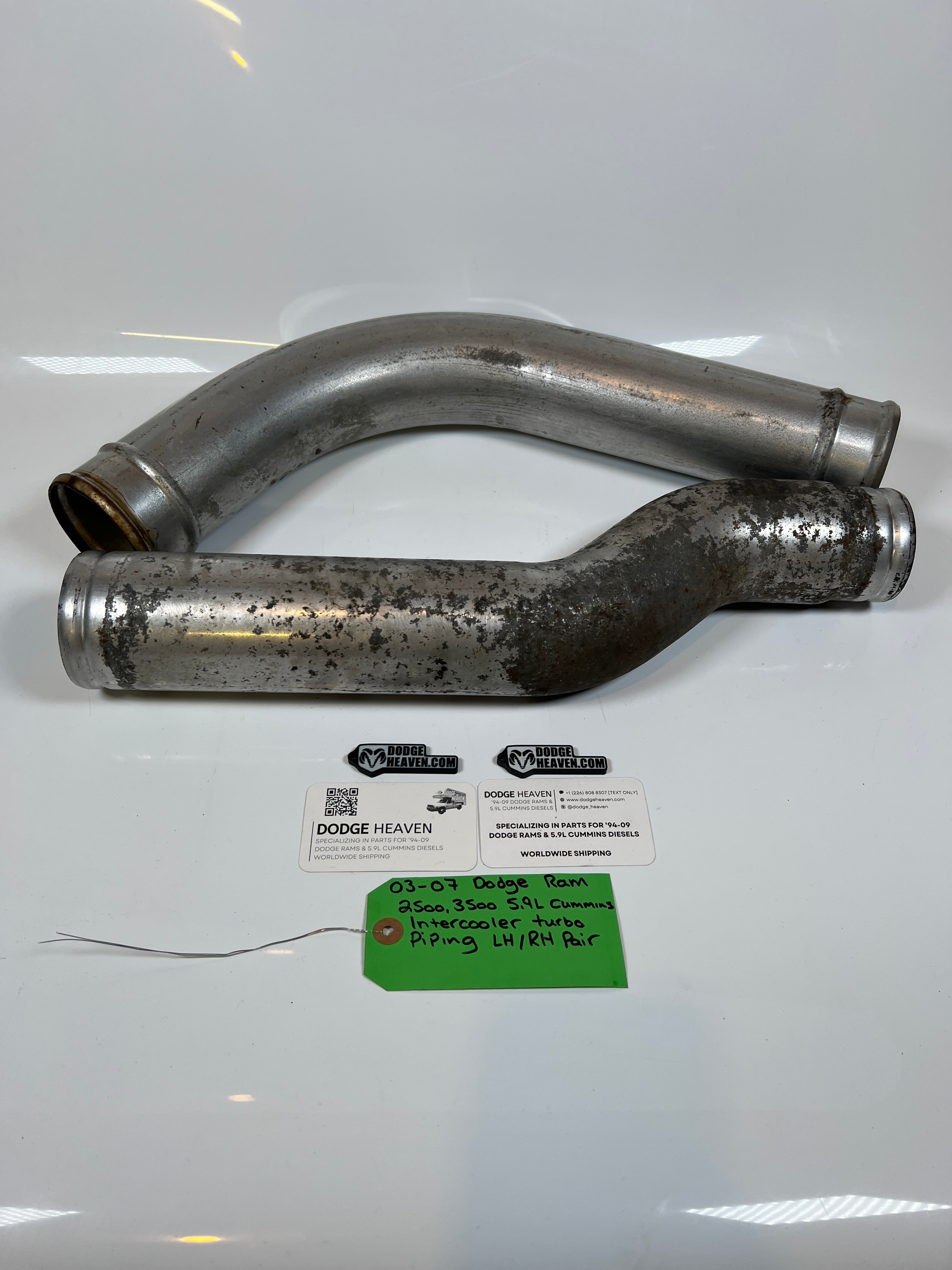 2003-2007 Dodge Ram 2500 3500 5.9L Cummins LH/ RH Intercooler Pipe Pair