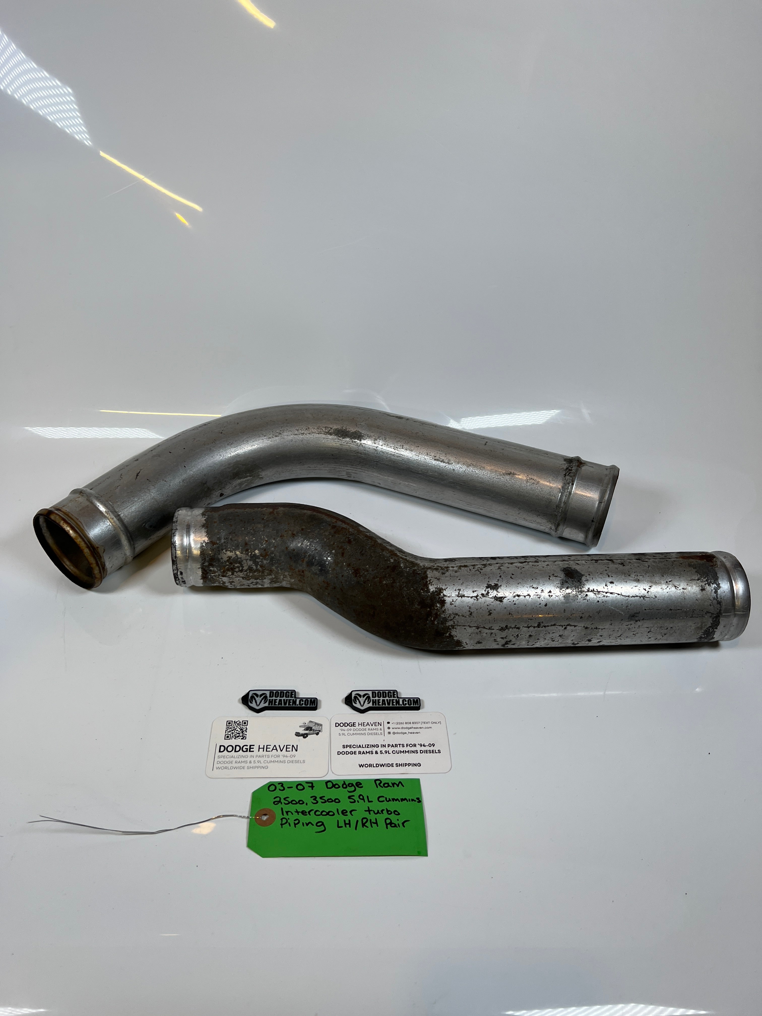 2003-2007 Dodge Ram 2500 3500 5.9L Cummins LH/ RH Intercooler Pipe Pair