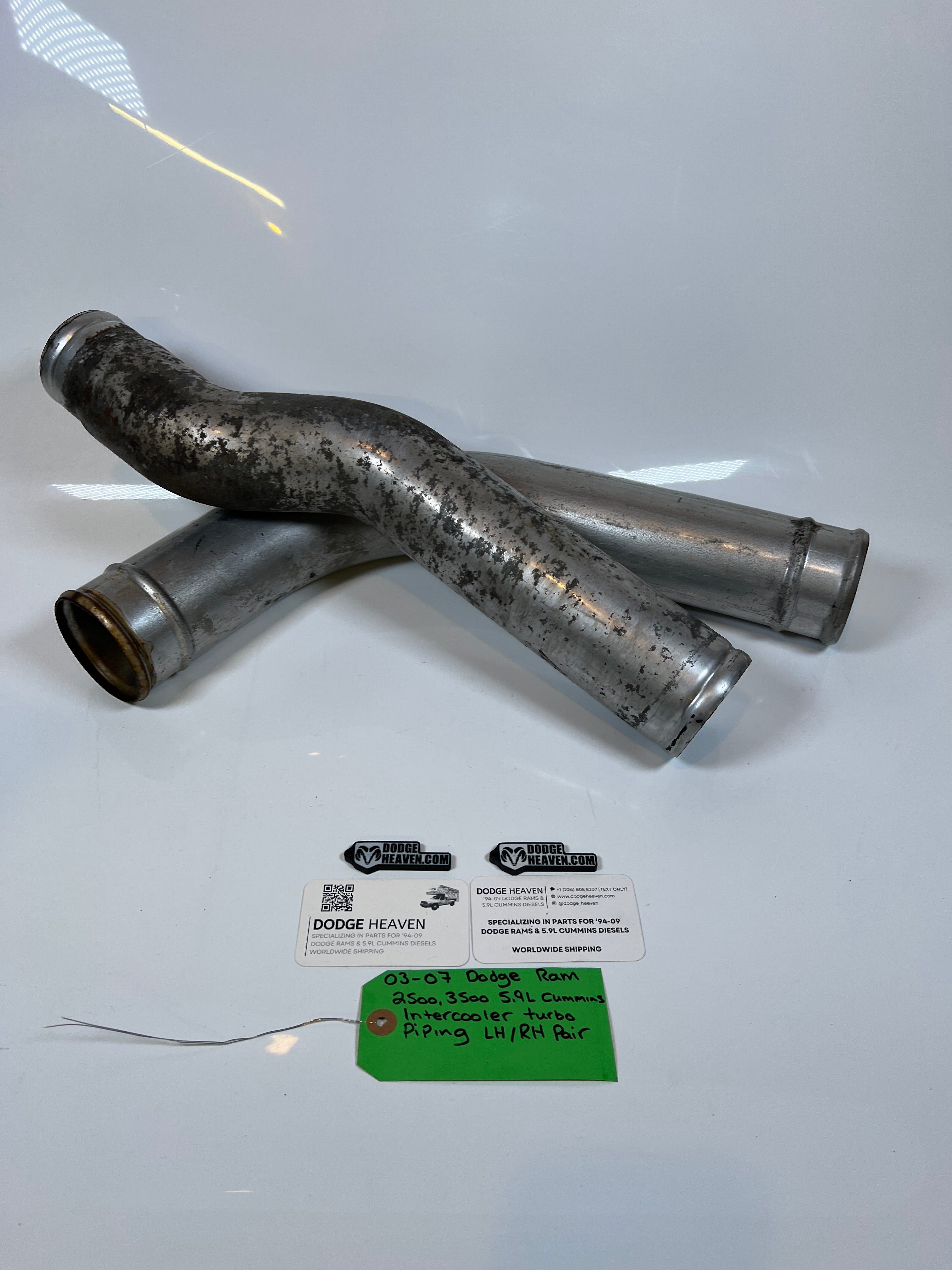 2003-2007 Dodge Ram 2500 3500 5.9L Cummins LH/ RH Intercooler Pipe Pair