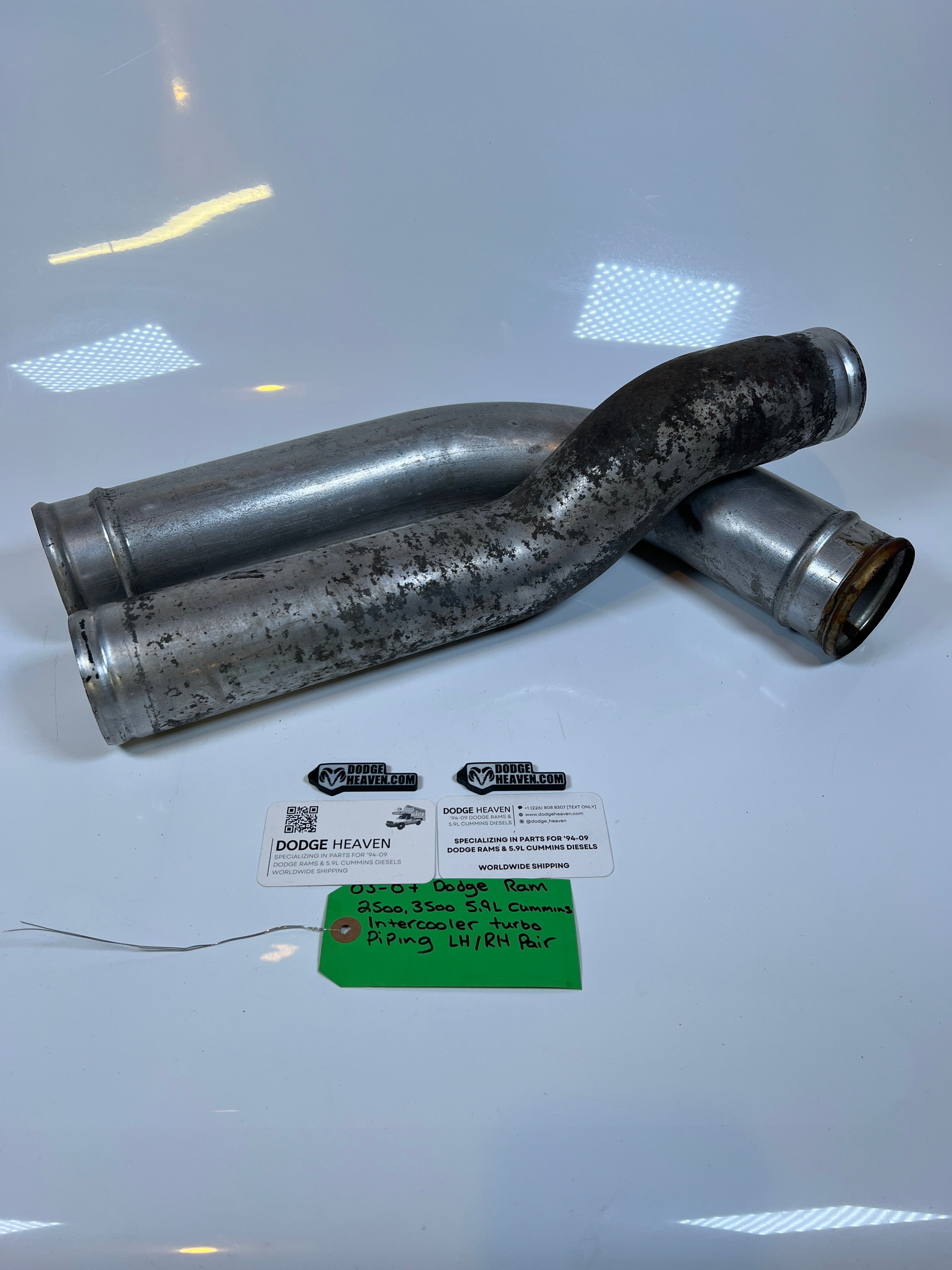 2003-2007 Dodge Ram 2500 3500 5.9L Cummins LH/ RH Intercooler Pipe Pair