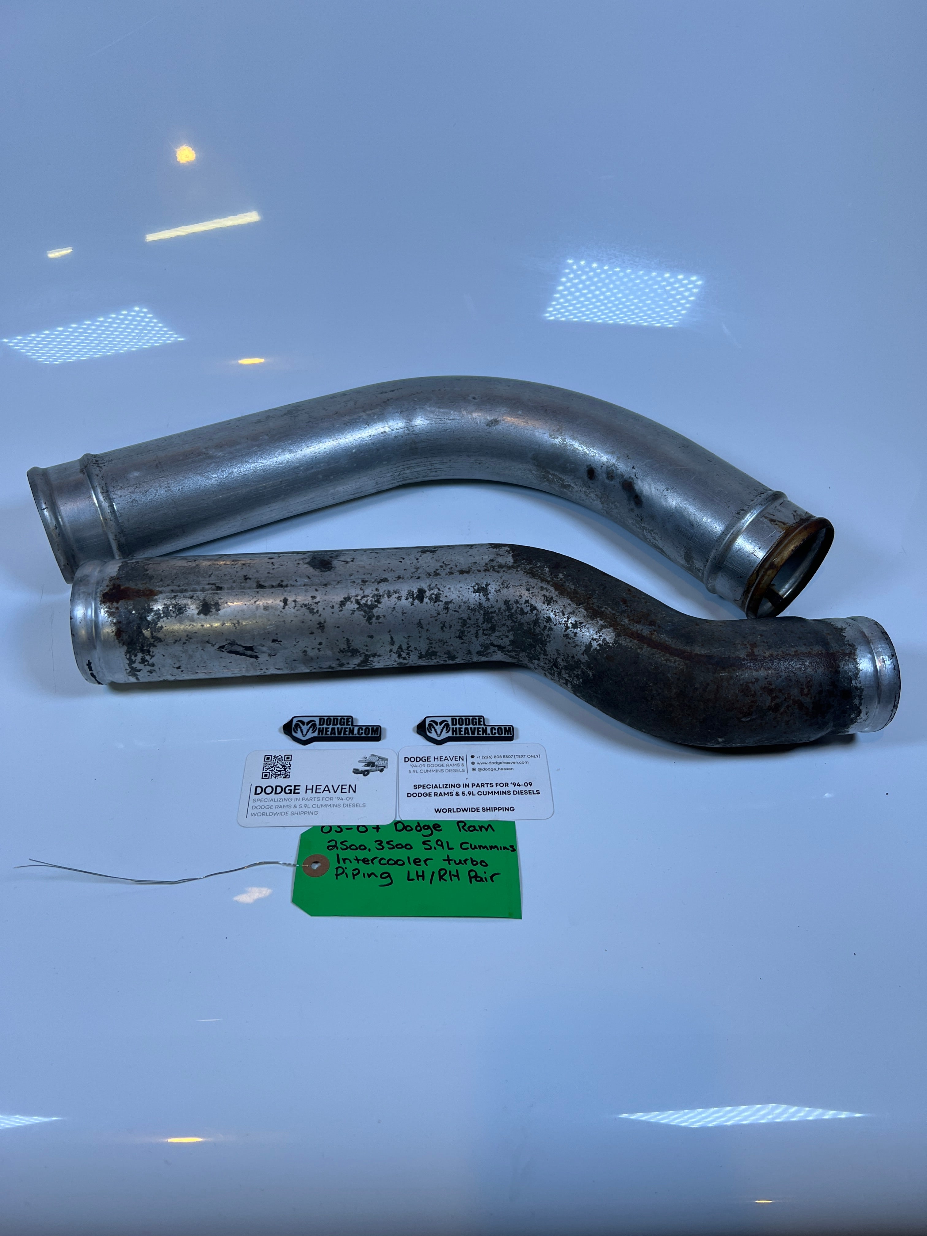 2003-2007 Dodge Ram 2500 3500 5.9L Cummins LH/ RH Intercooler Pipe Pair