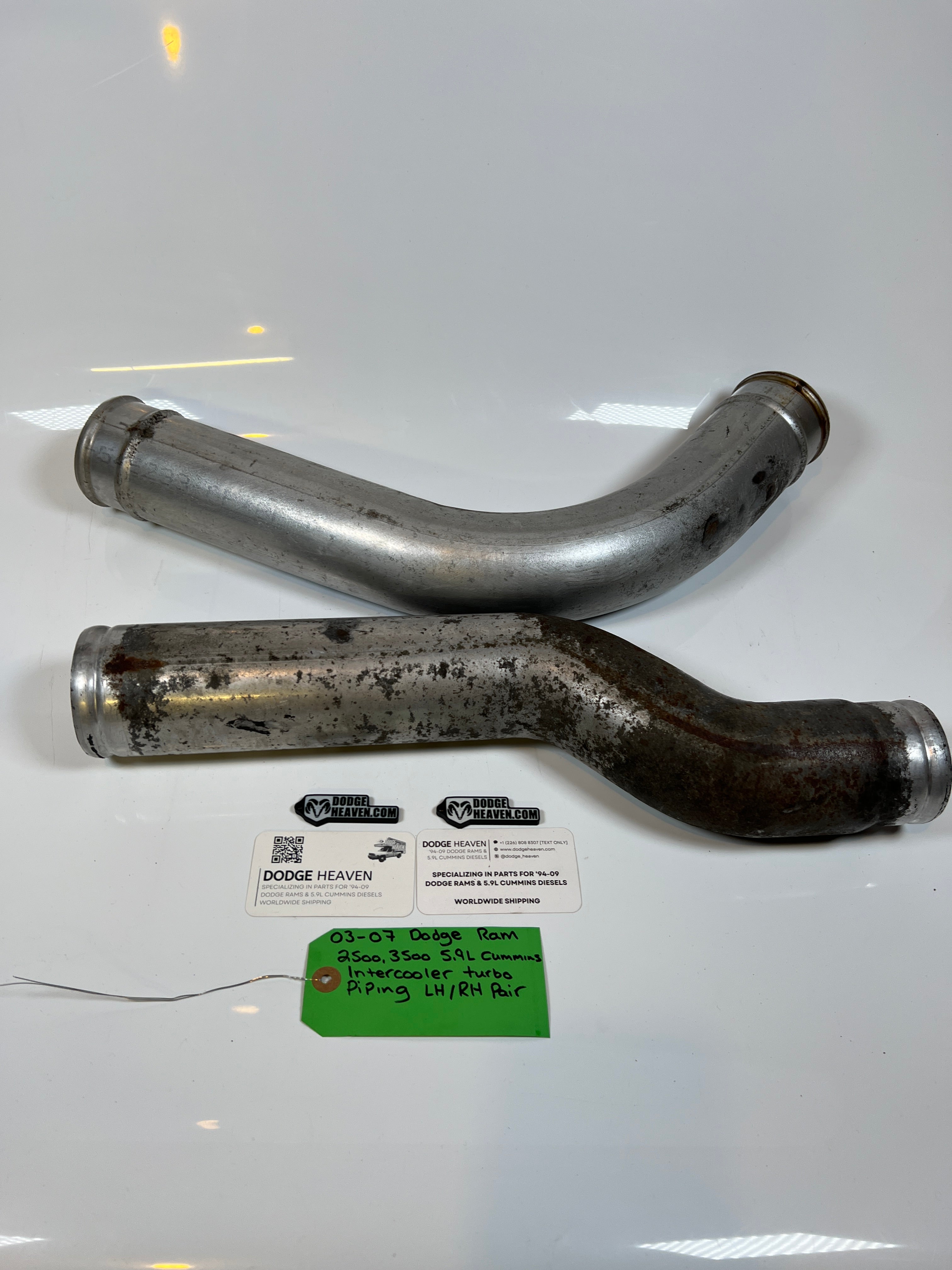 2003-2007 Dodge Ram 2500 3500 5.9L Cummins LH/ RH Intercooler Pipe Pair