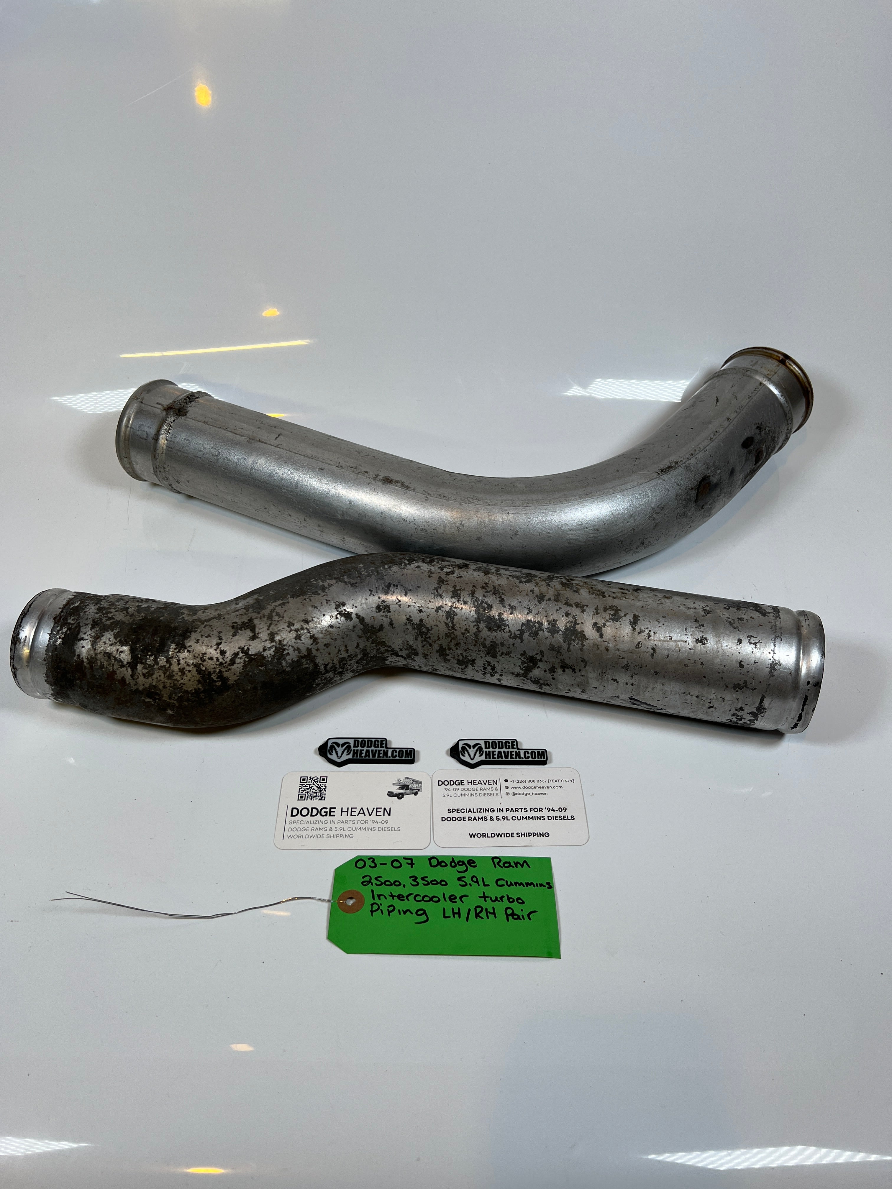 2003-2007 Dodge Ram 2500 3500 5.9L Cummins LH/ RH Intercooler Pipe Pair