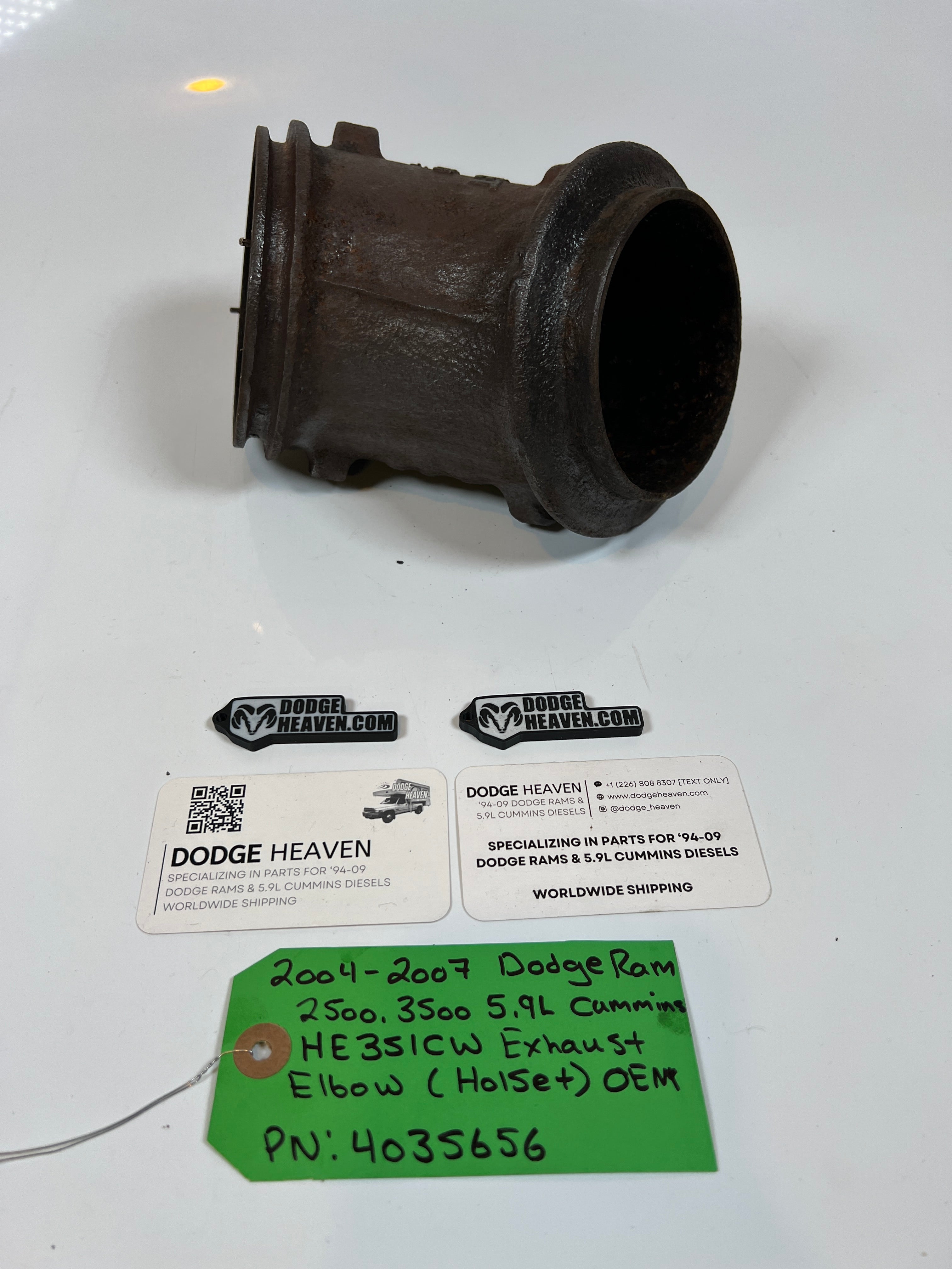 2004.5-2007 Dodge Ram 2500 3500 5.9L Cummins HE351CW Exhaust Elbow
