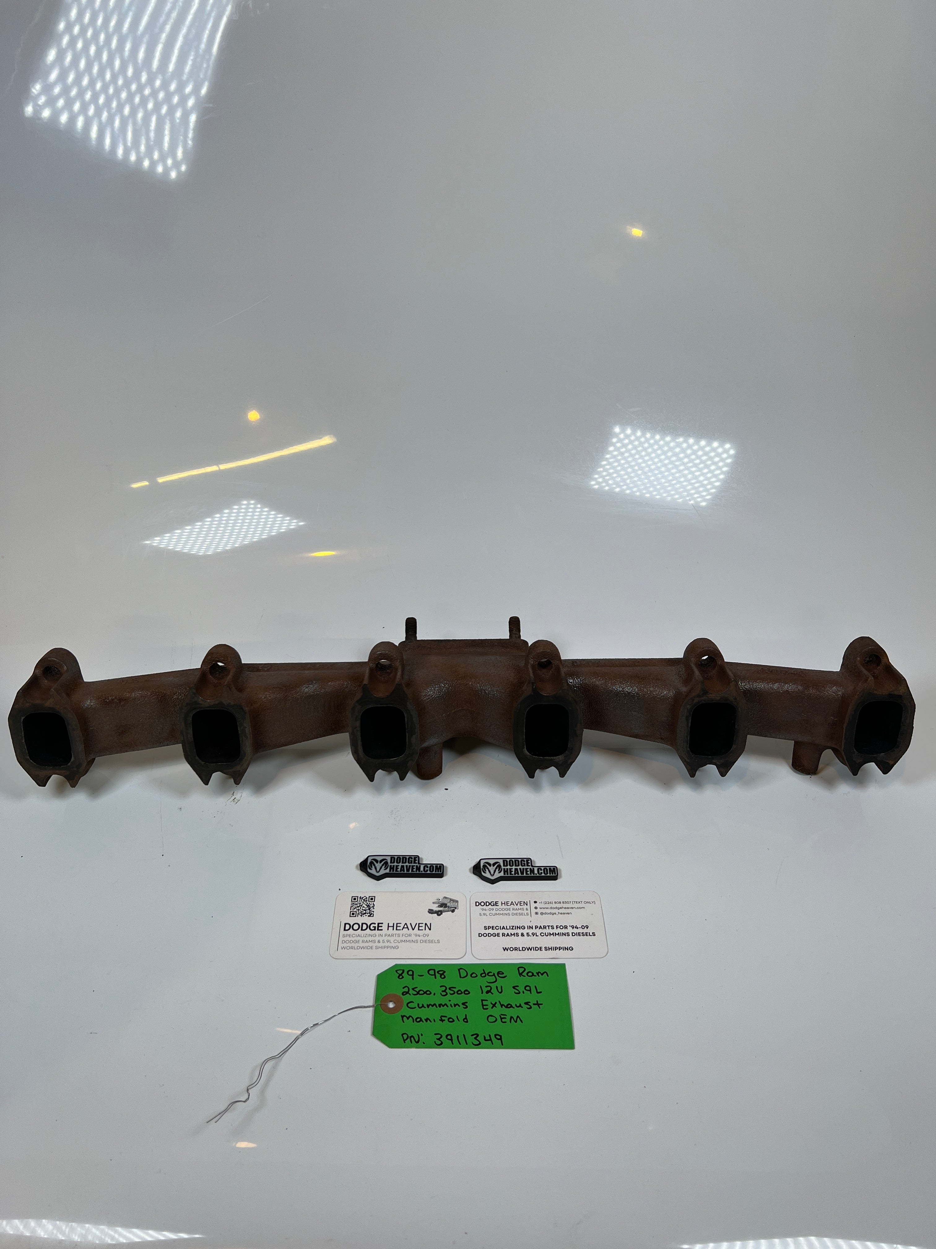 1989-1998 Dodge Ram 2500 3500 12 Valve 5.9L Cummins Exhaust Manifold