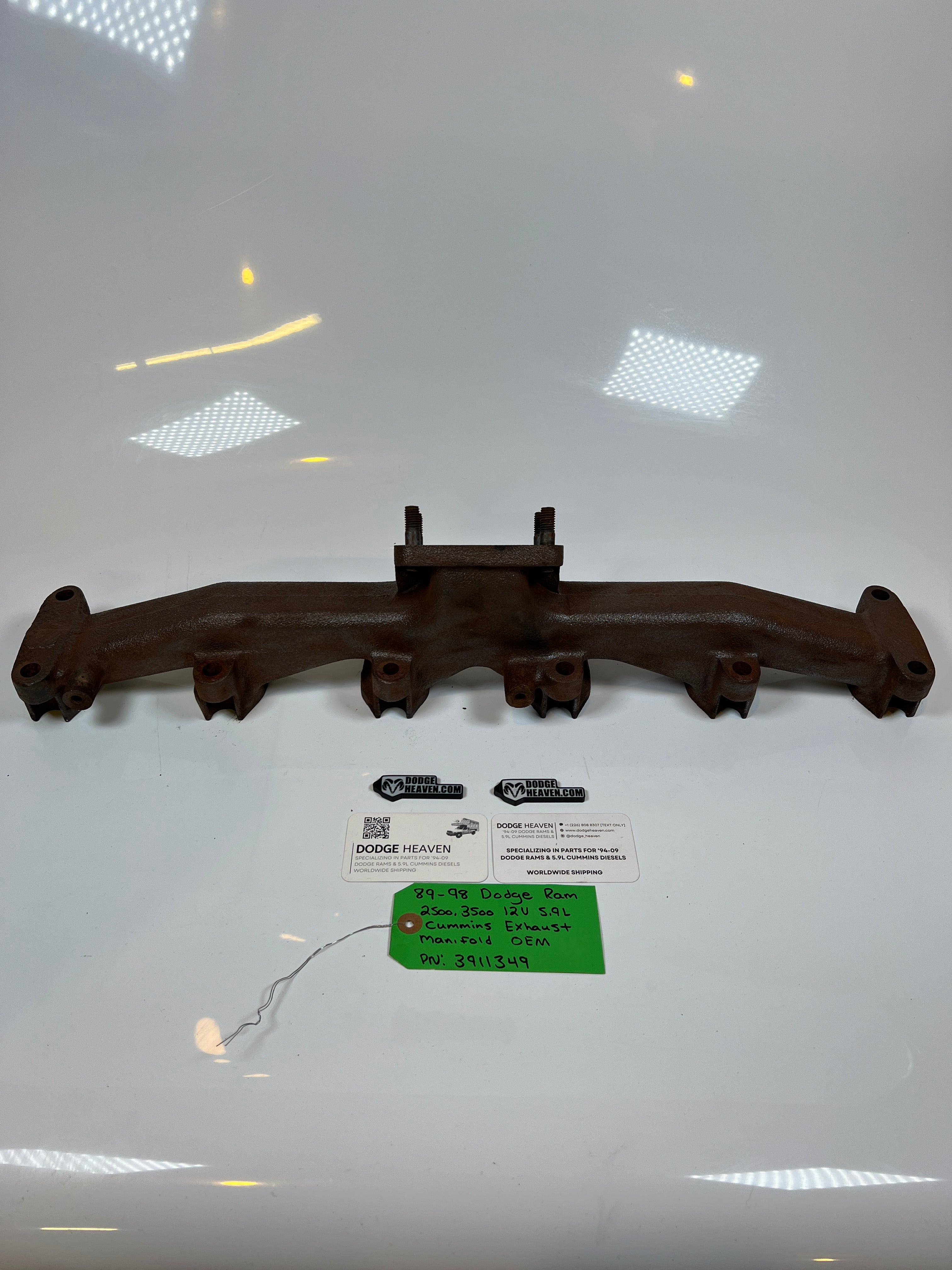 1989-1998 Dodge Ram 2500 3500 12 Valve 5.9L Cummins Exhaust Manifold