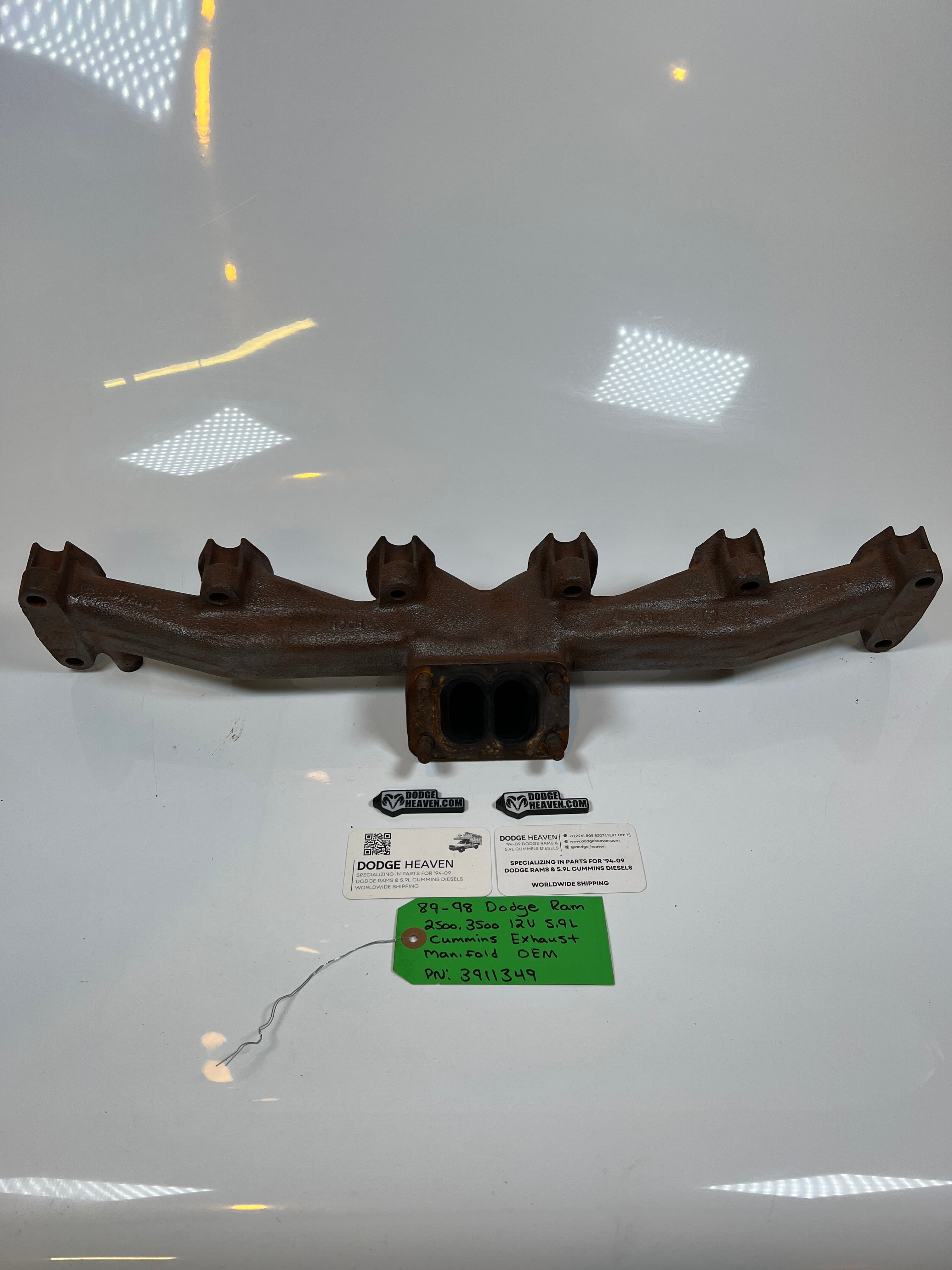 1989-1998 Dodge Ram 2500 3500 12 Valve 5.9L Cummins Exhaust Manifold