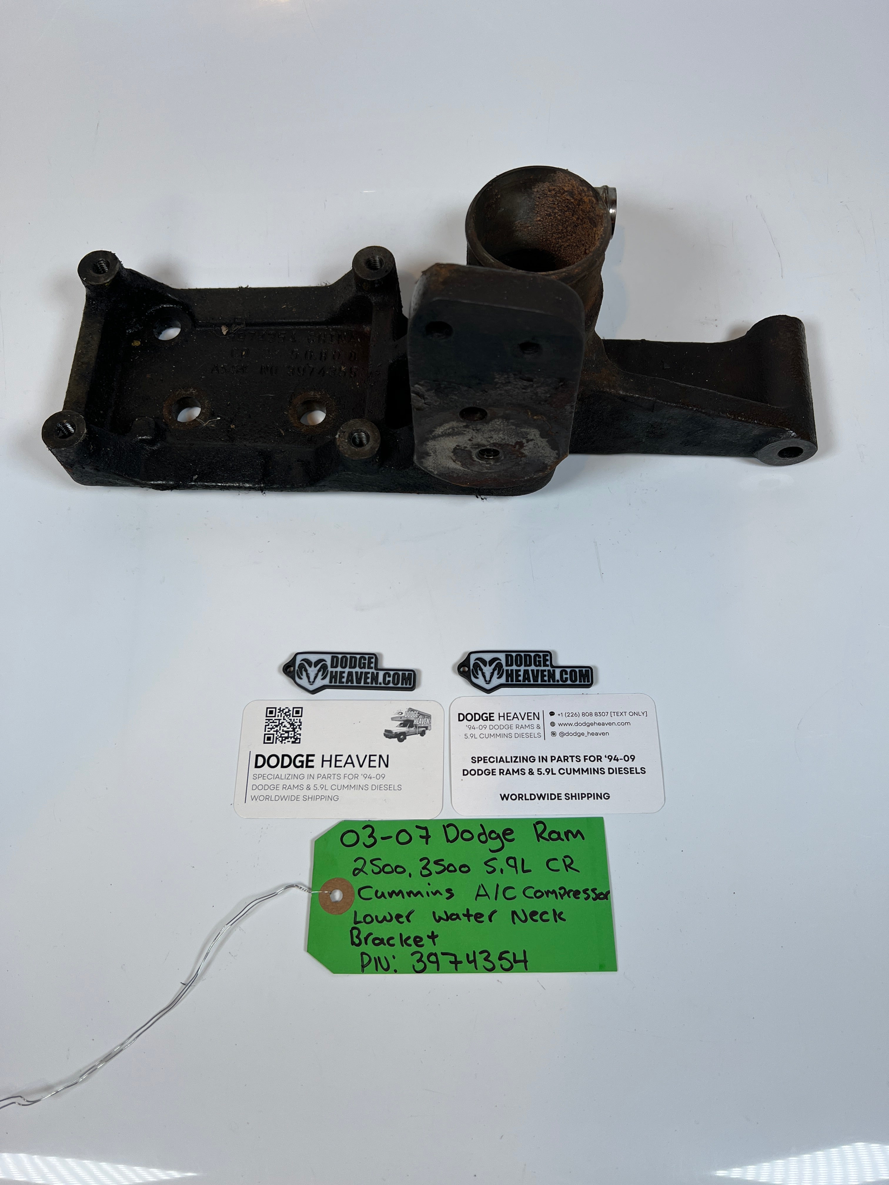 2003-2007 Dodge Ram 2500 3500 5.9L Cummins A/C Compressor Bracket