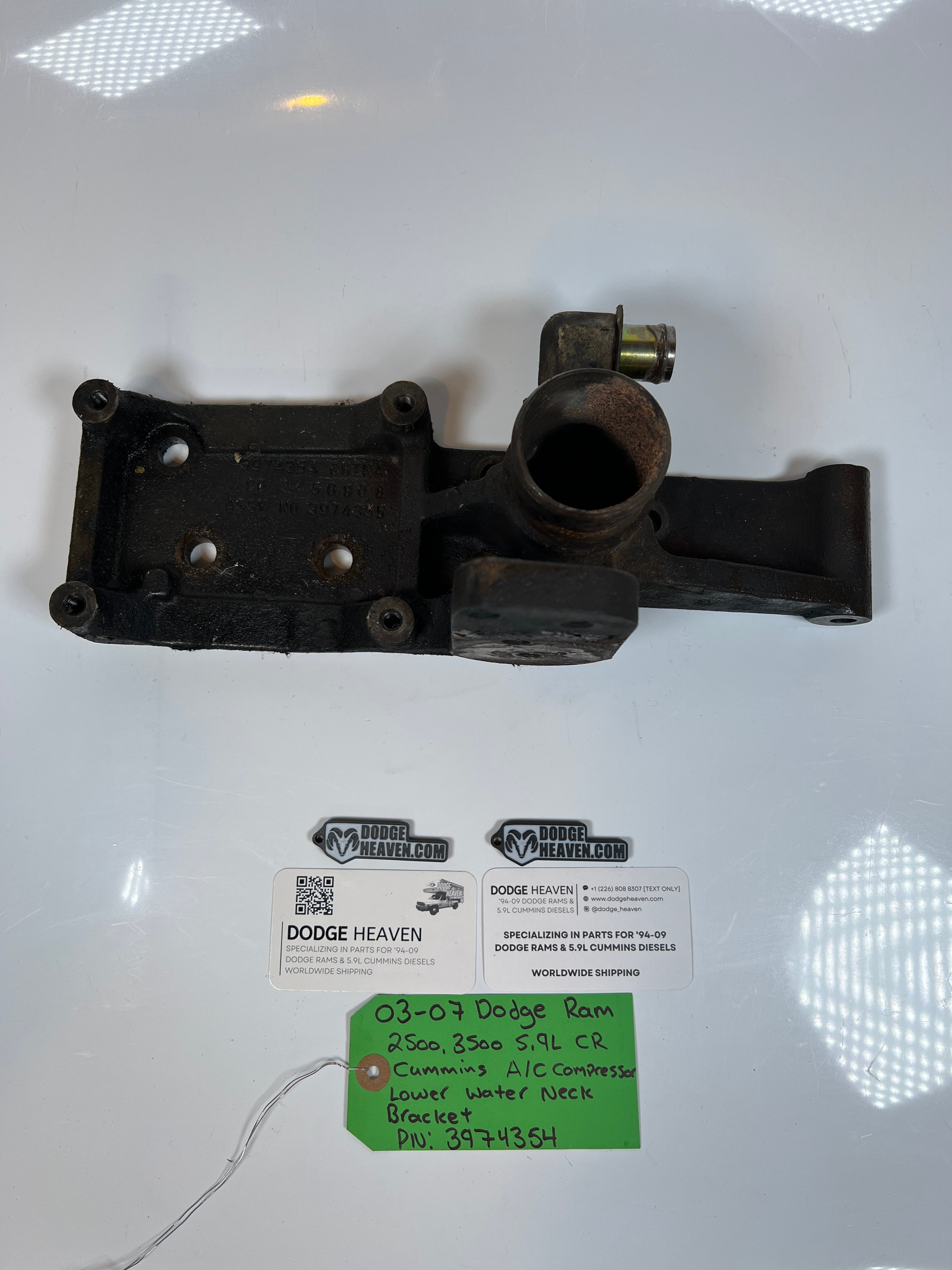 2003-2007 Dodge Ram 2500 3500 5.9L Cummins A/C Compressor Bracket