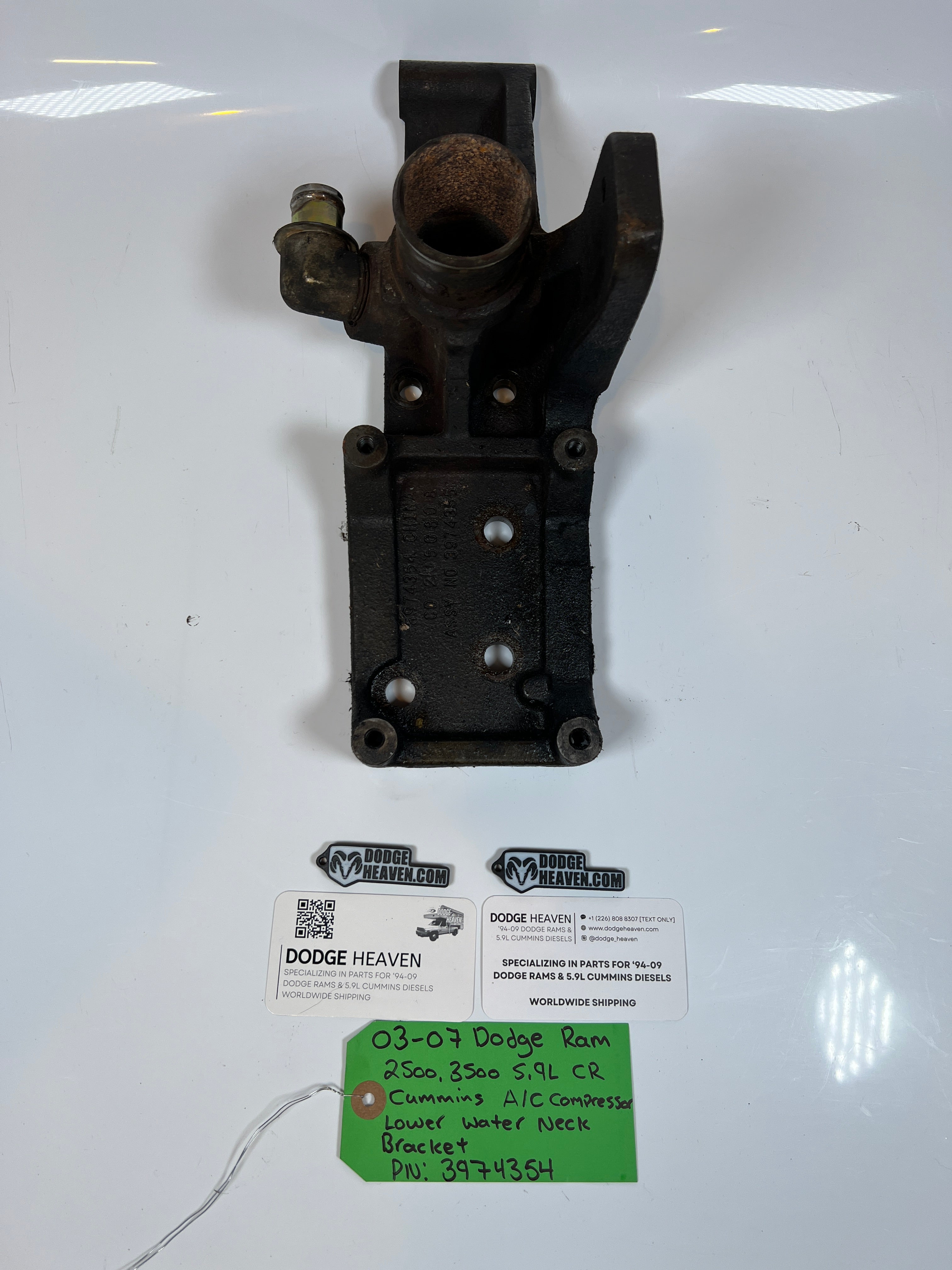 2003-2007 Dodge Ram 2500 3500 5.9L Cummins A/C Compressor Bracket