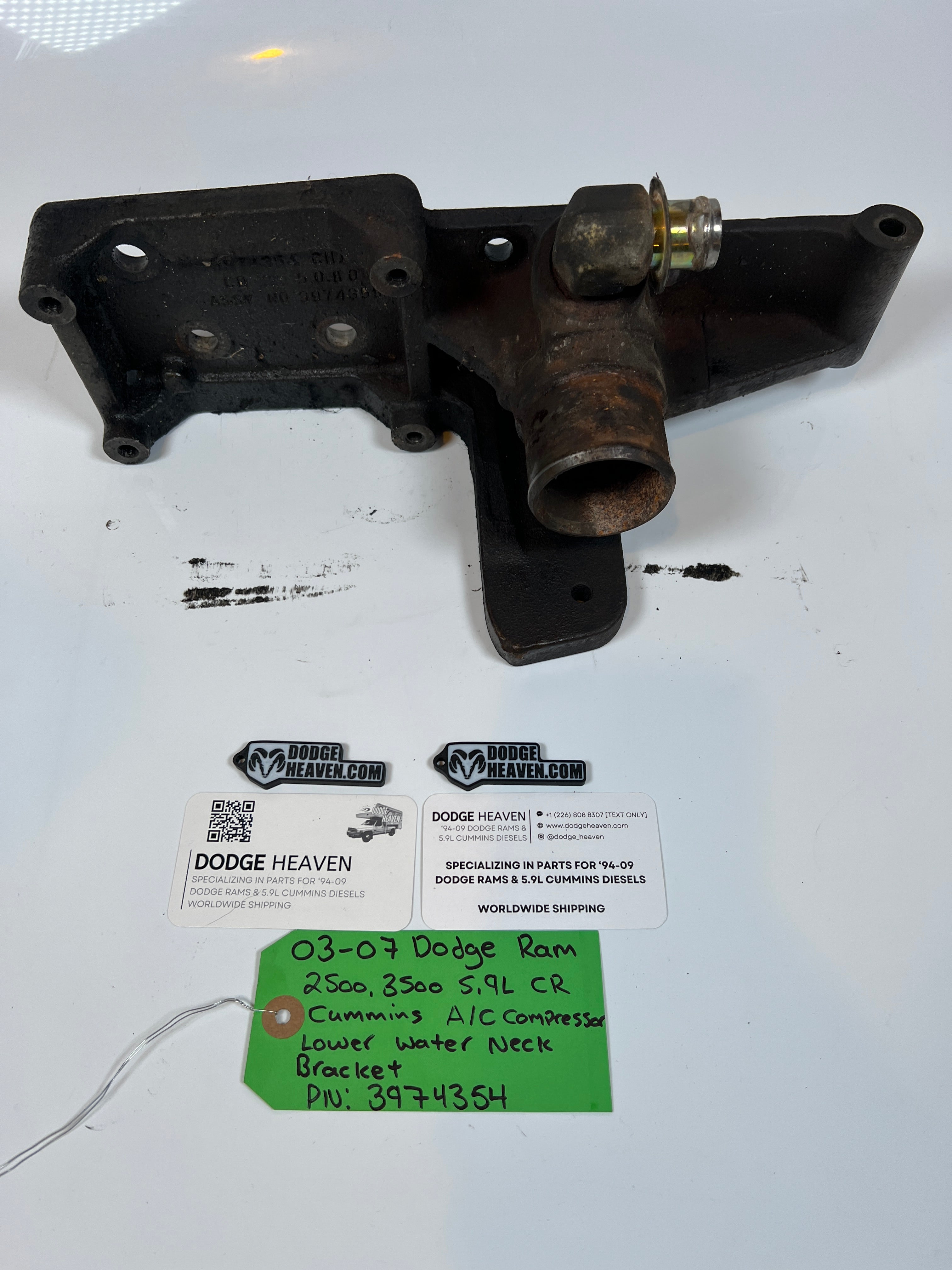 2003-2007 Dodge Ram 2500 3500 5.9L Cummins A/C Compressor Bracket