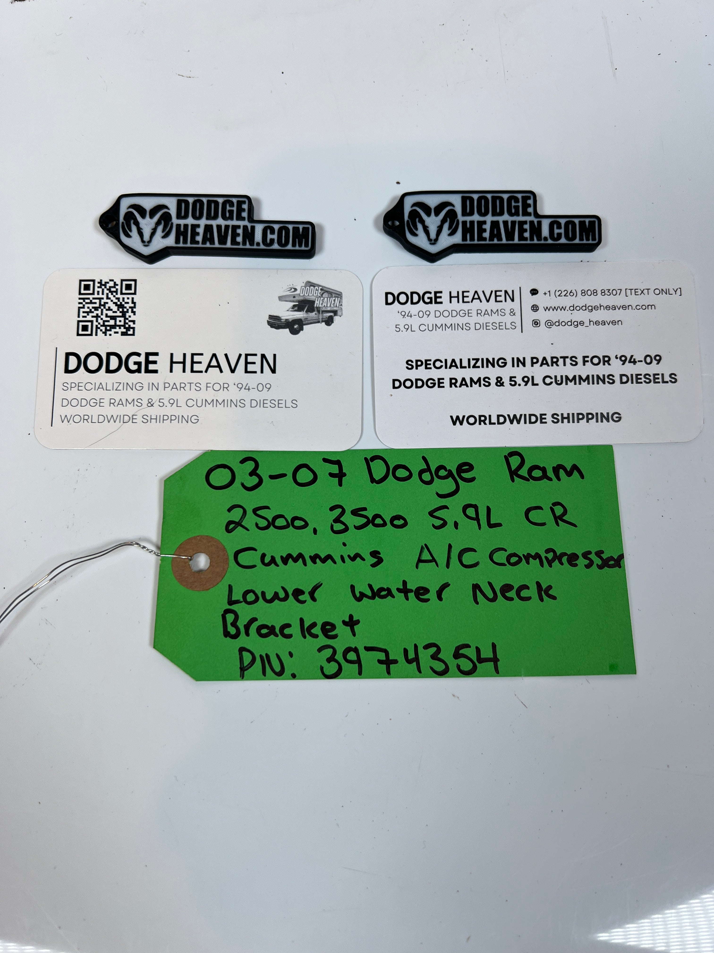 2003-2007 Dodge Ram 2500 3500 5.9L Cummins A/C Compressor Bracket