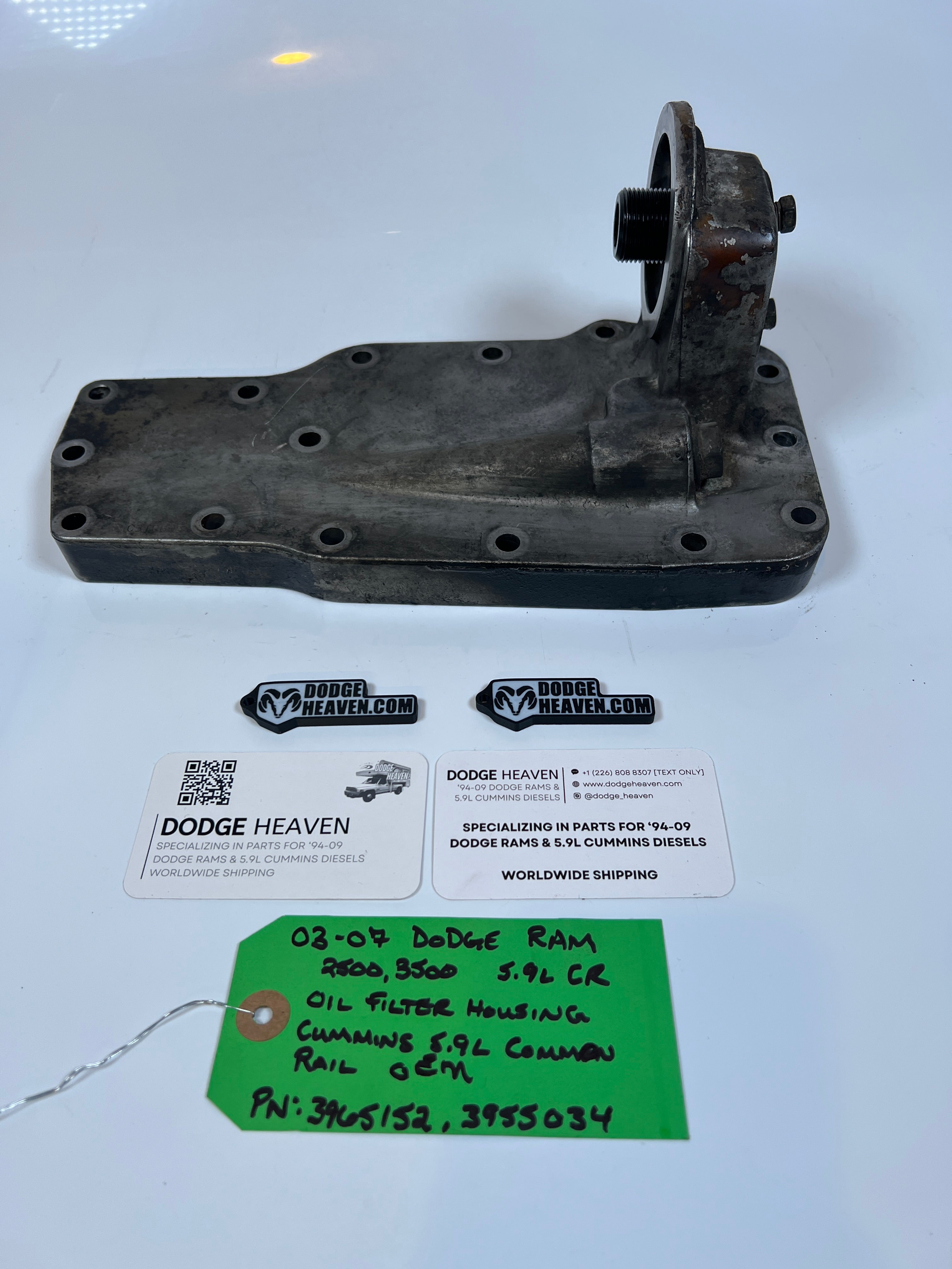 2003-2007 Dodge Ram 2500 3500 5.9L Cummins Oil Filter Housing