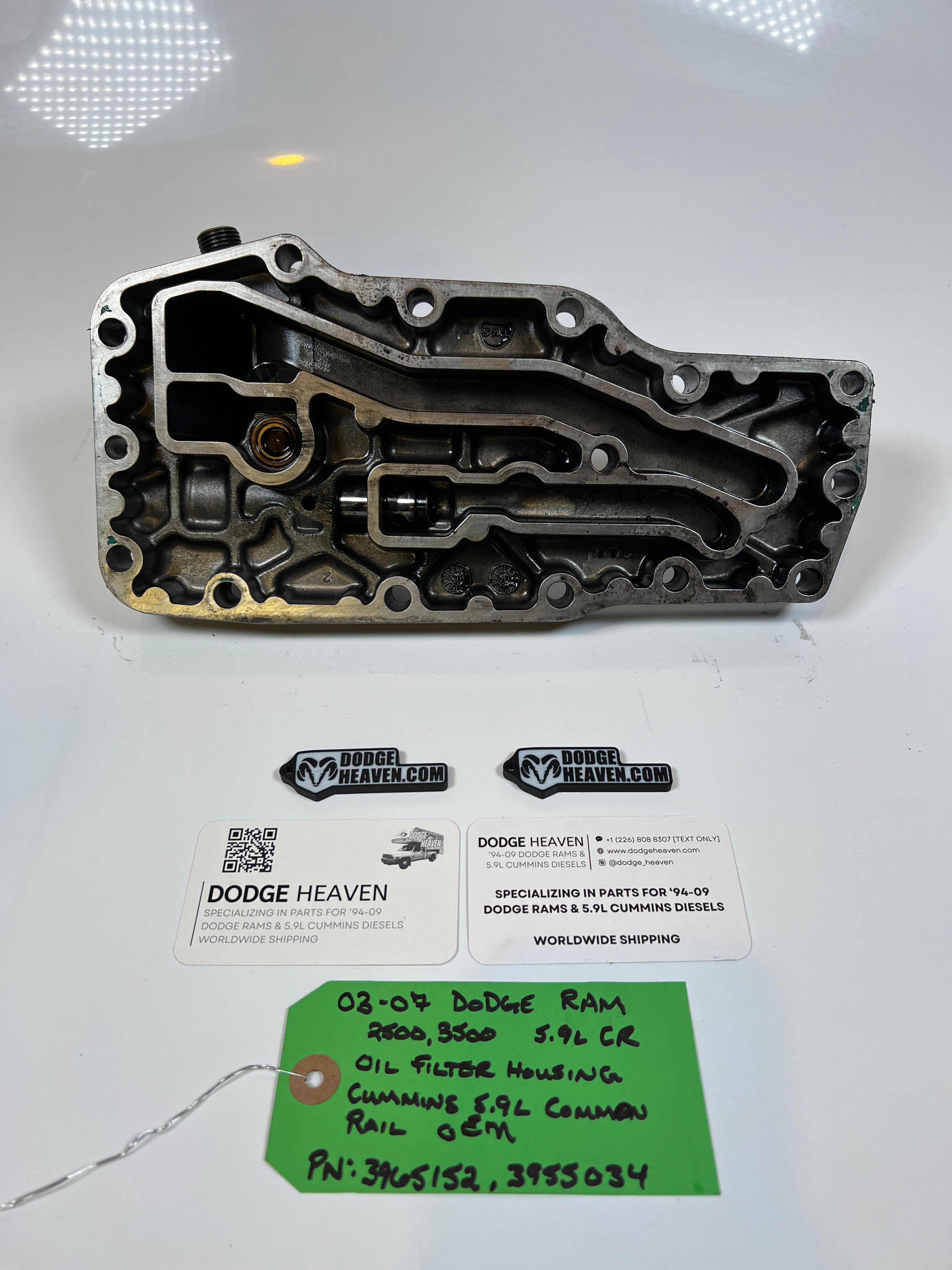 2003-2007 Dodge Ram 2500 3500 5.9L Cummins Oil Filter Housing