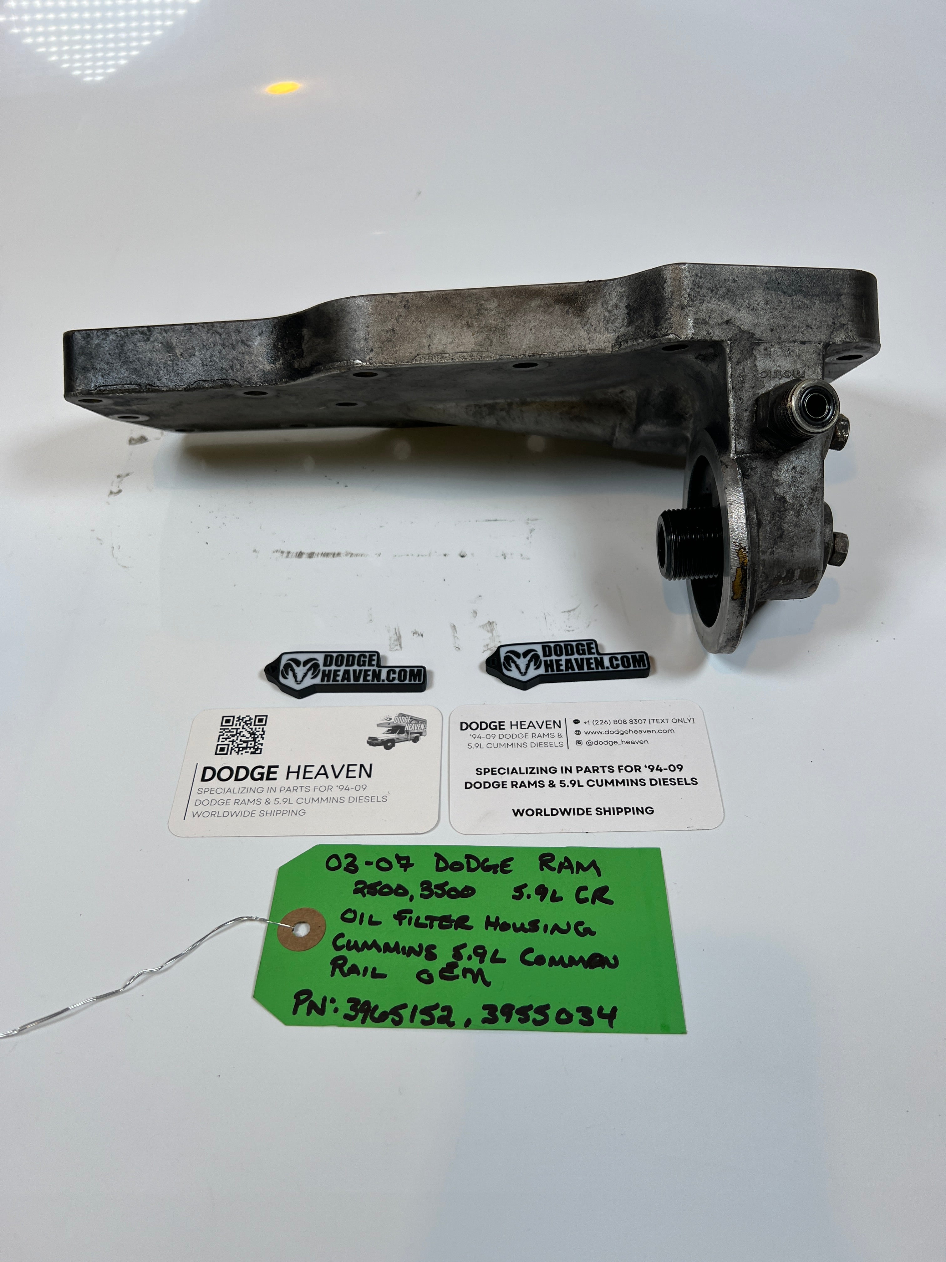 2003-2007 Dodge Ram 2500 3500 5.9L Cummins Oil Filter Housing