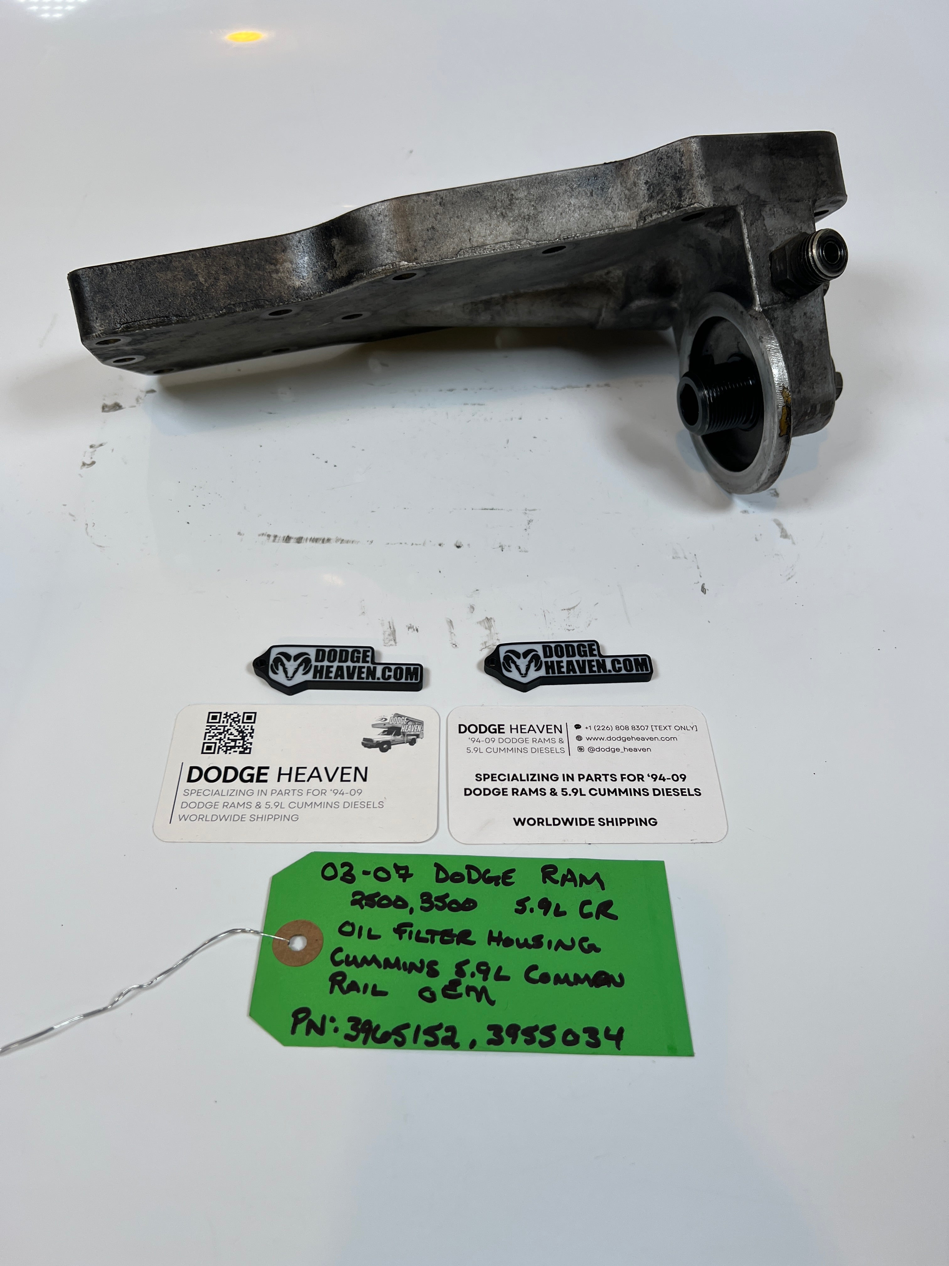 2003-2007 Dodge Ram 2500 3500 5.9L Cummins Oil Filter Housing