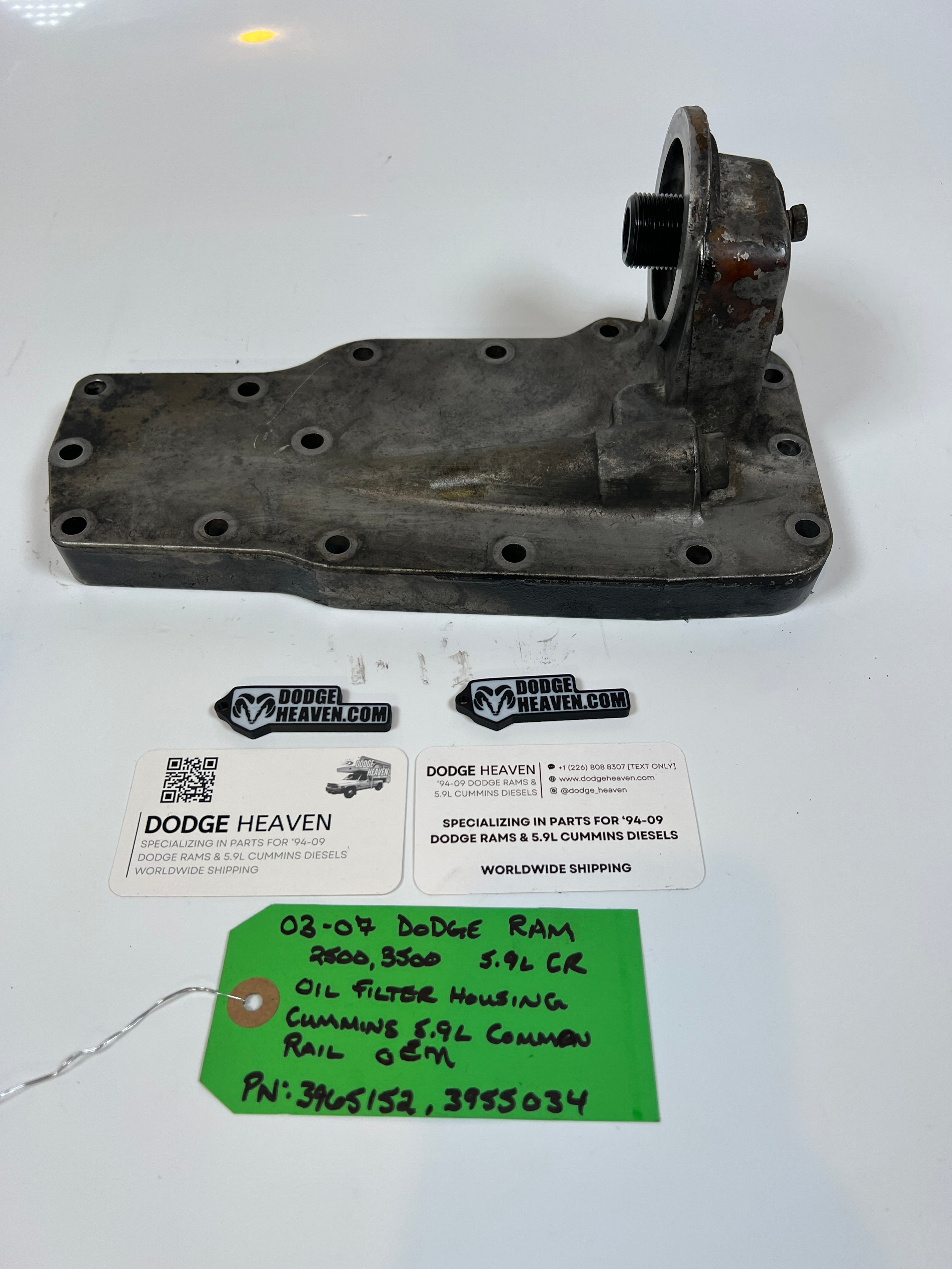 2003-2007 Dodge Ram 2500 3500 5.9L Cummins Oil Filter Housing