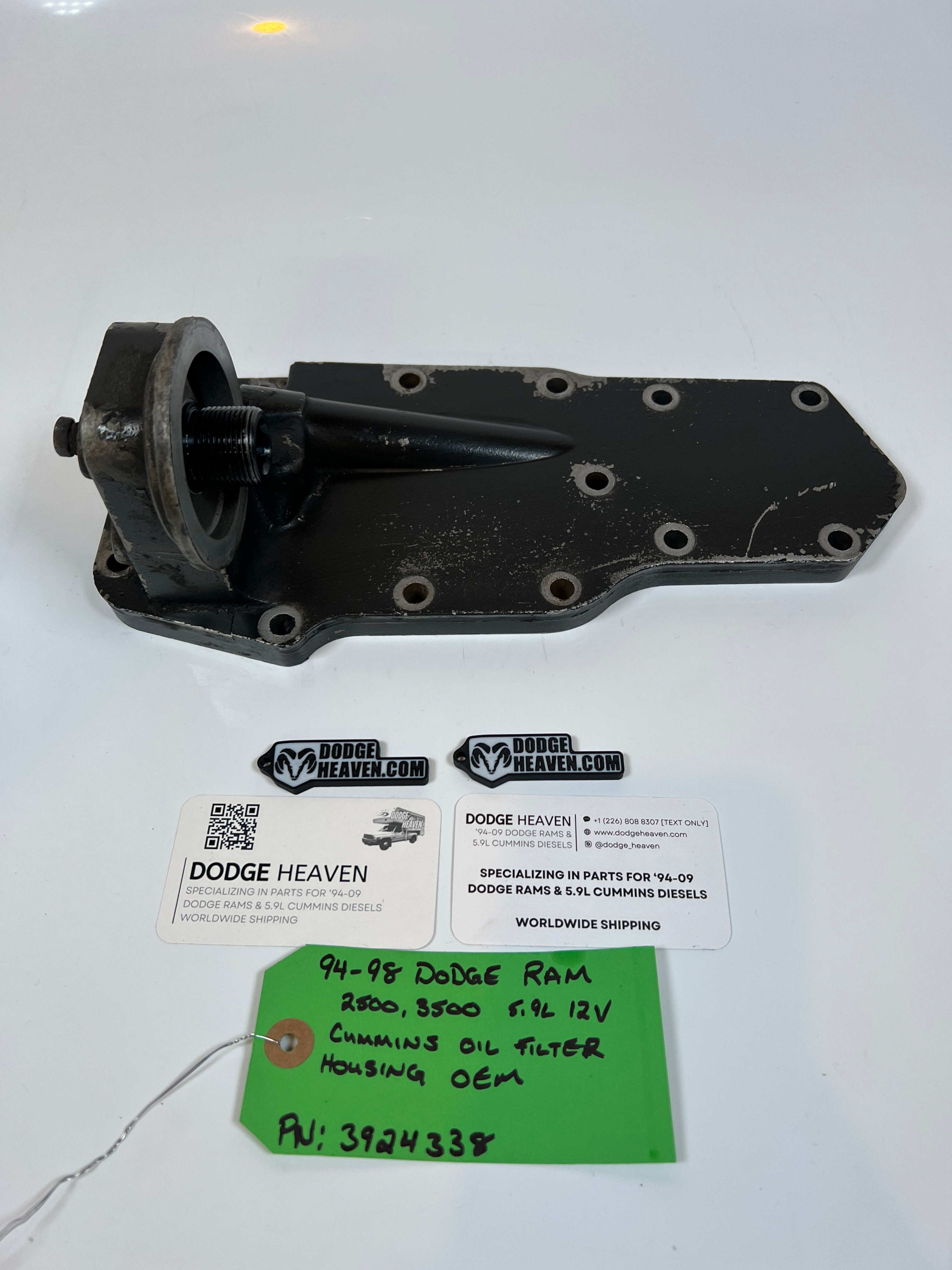 1994-1998 Dodge Ram 12 Valve 5.9L Cummins Oil Filter Housing