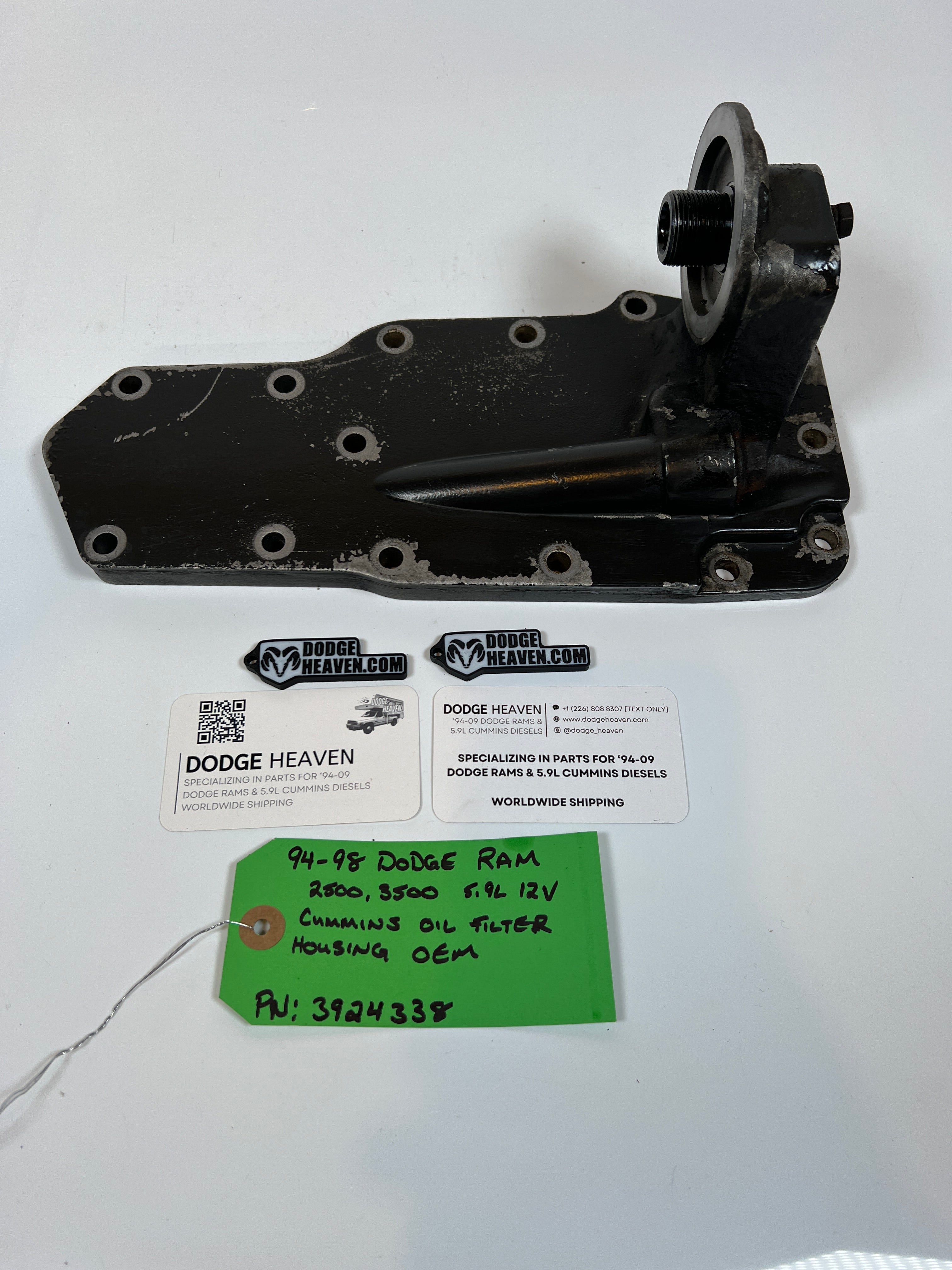 1994-1998 Dodge Ram 12 Valve 5.9L Cummins Oil Filter Housing