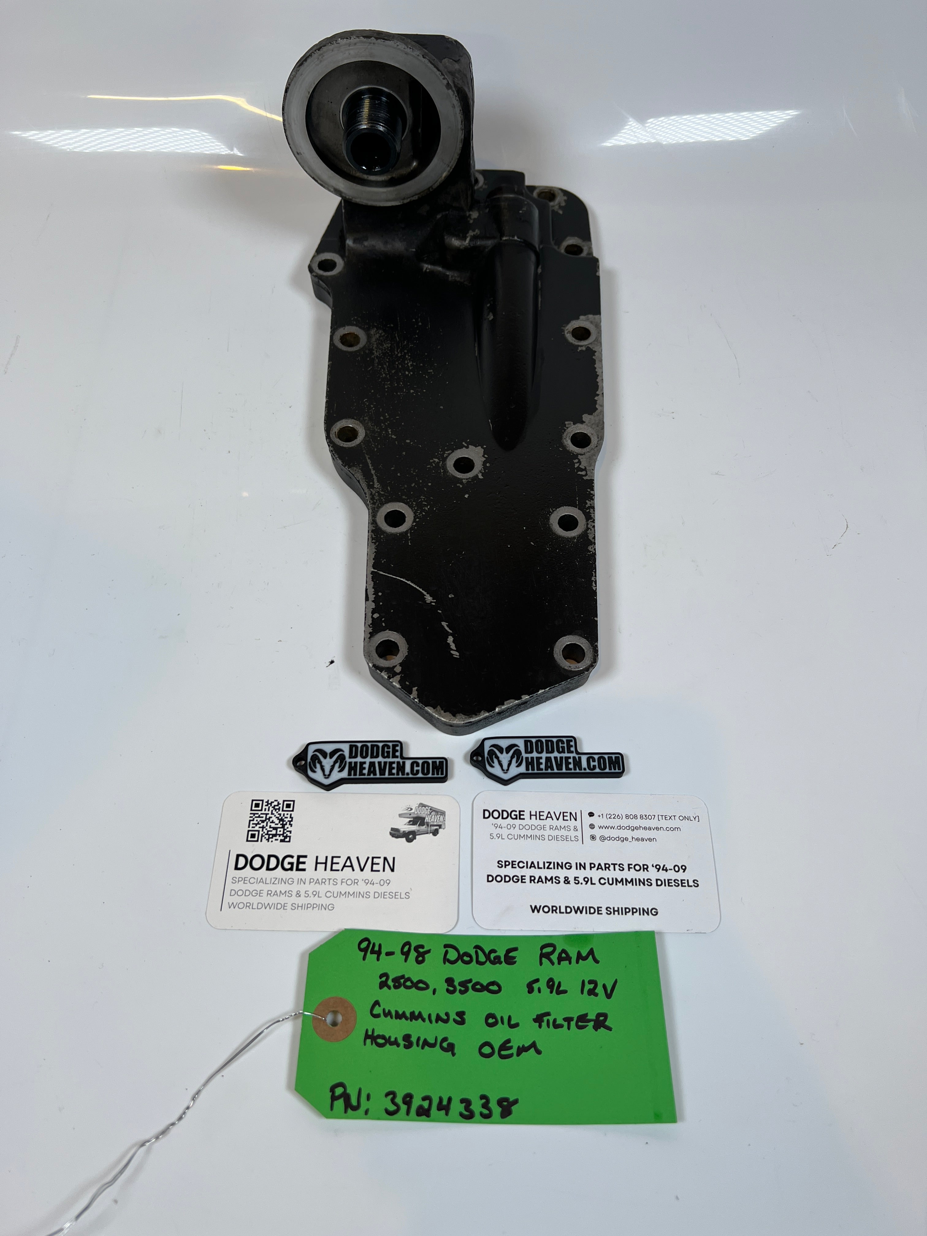 1994-1998 Dodge Ram 12 Valve 5.9L Cummins Oil Filter Housing