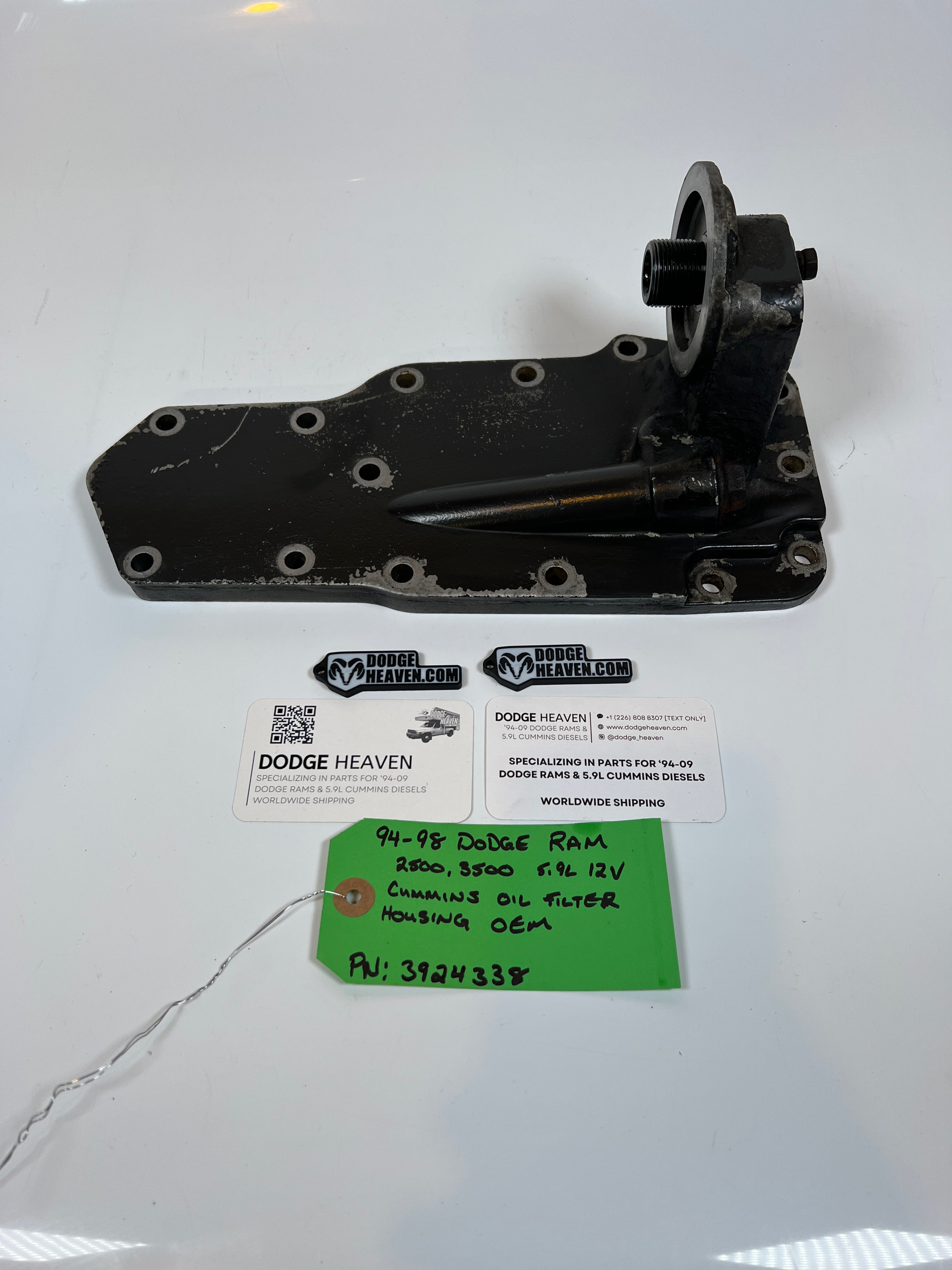 1994-1998 Dodge Ram 12 Valve 5.9L Cummins Oil Filter Housing