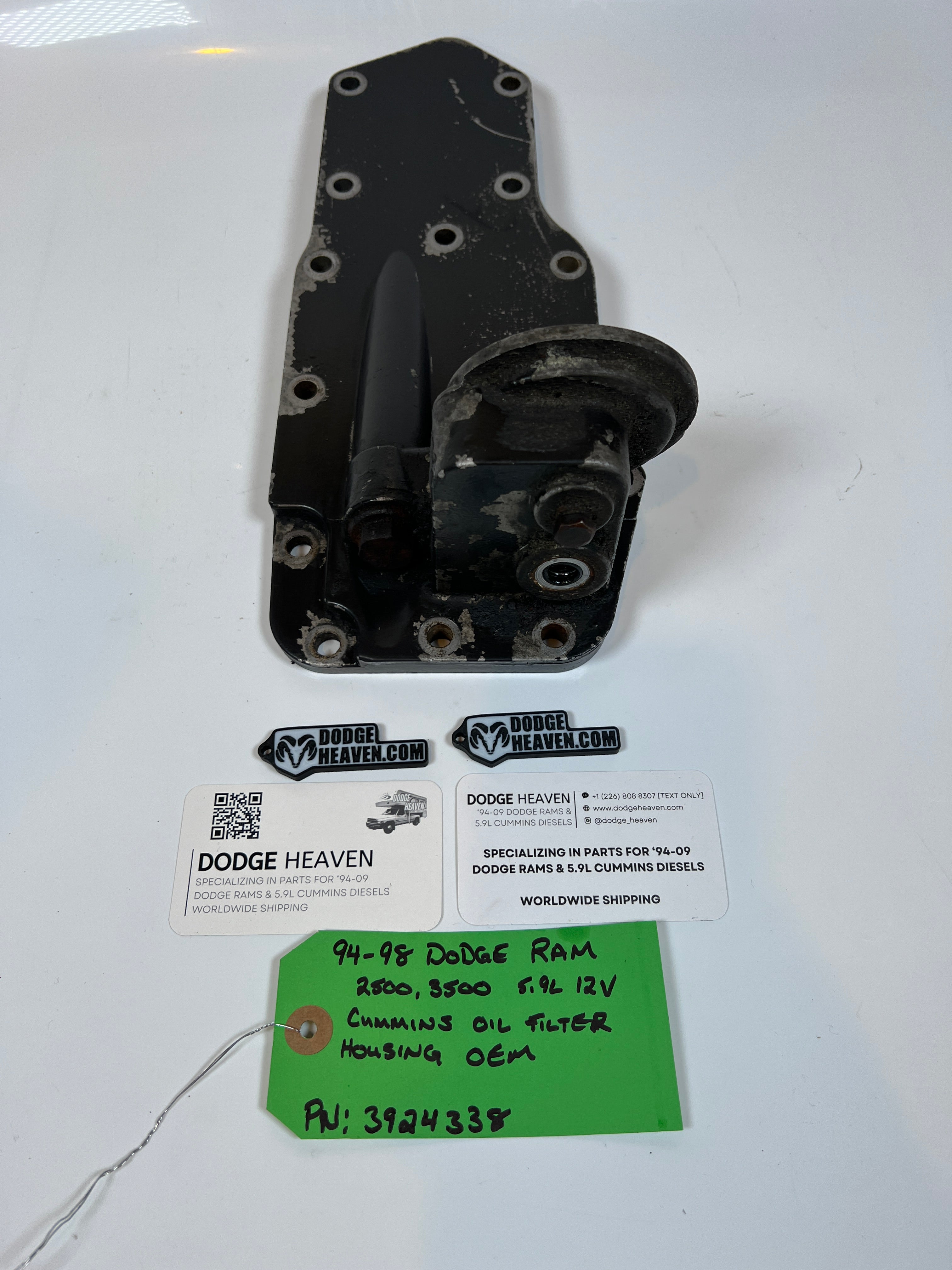1994-1998 Dodge Ram 12 Valve 5.9L Cummins Oil Filter Housing