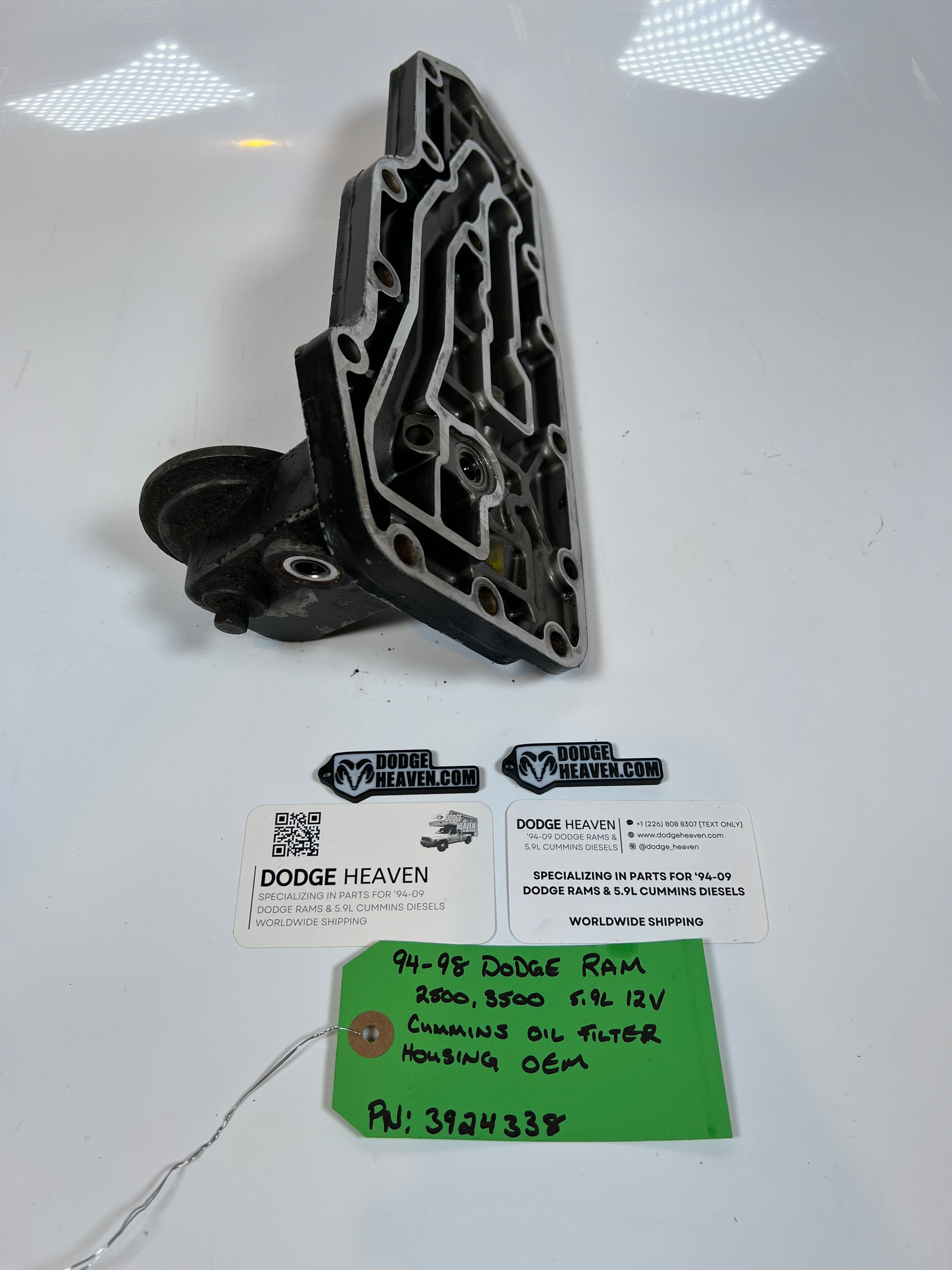 1994-1998 Dodge Ram 12 Valve 5.9L Cummins Oil Filter Housing