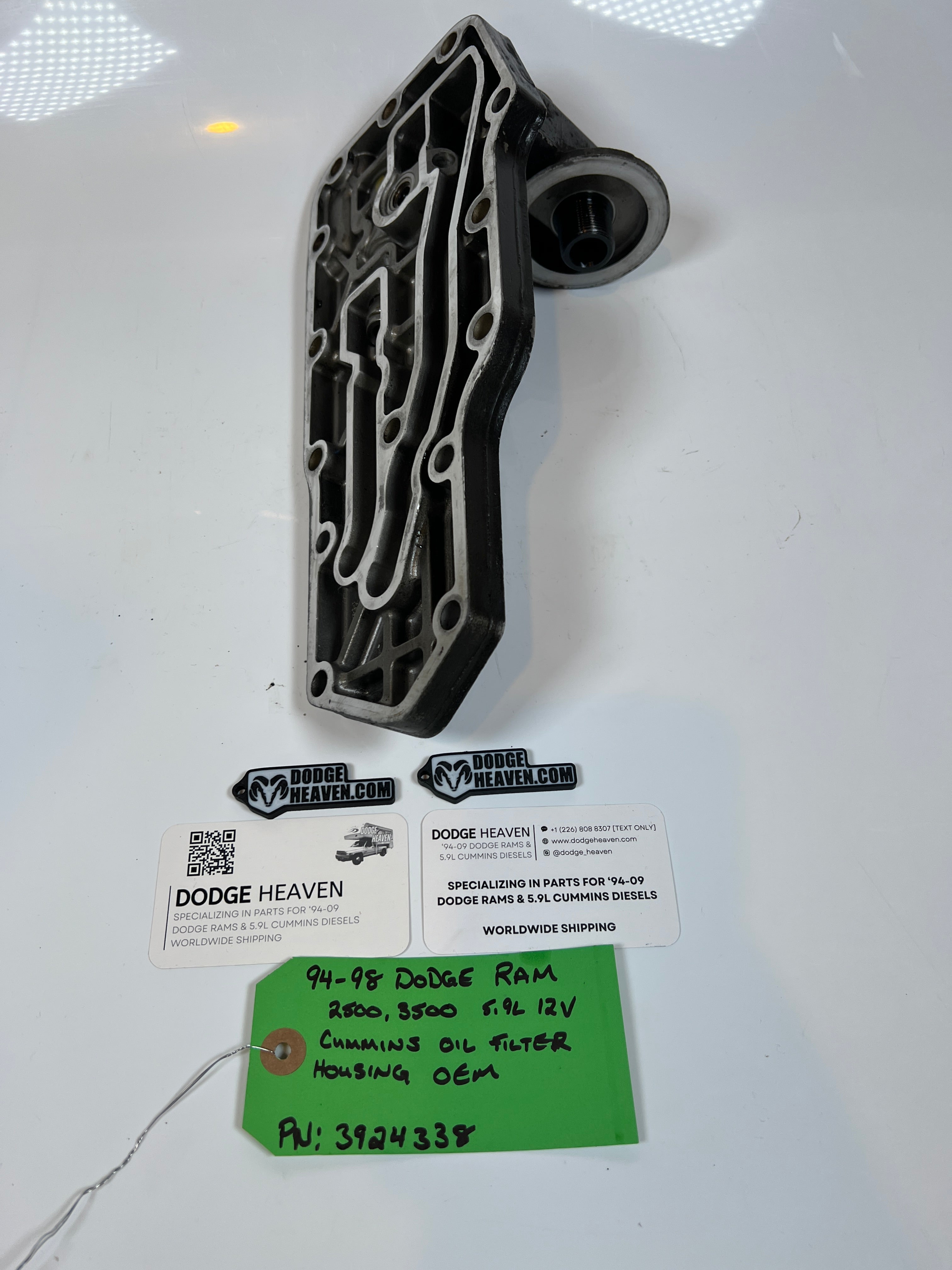 1994-1998 Dodge Ram 12 Valve 5.9L Cummins Oil Filter Housing