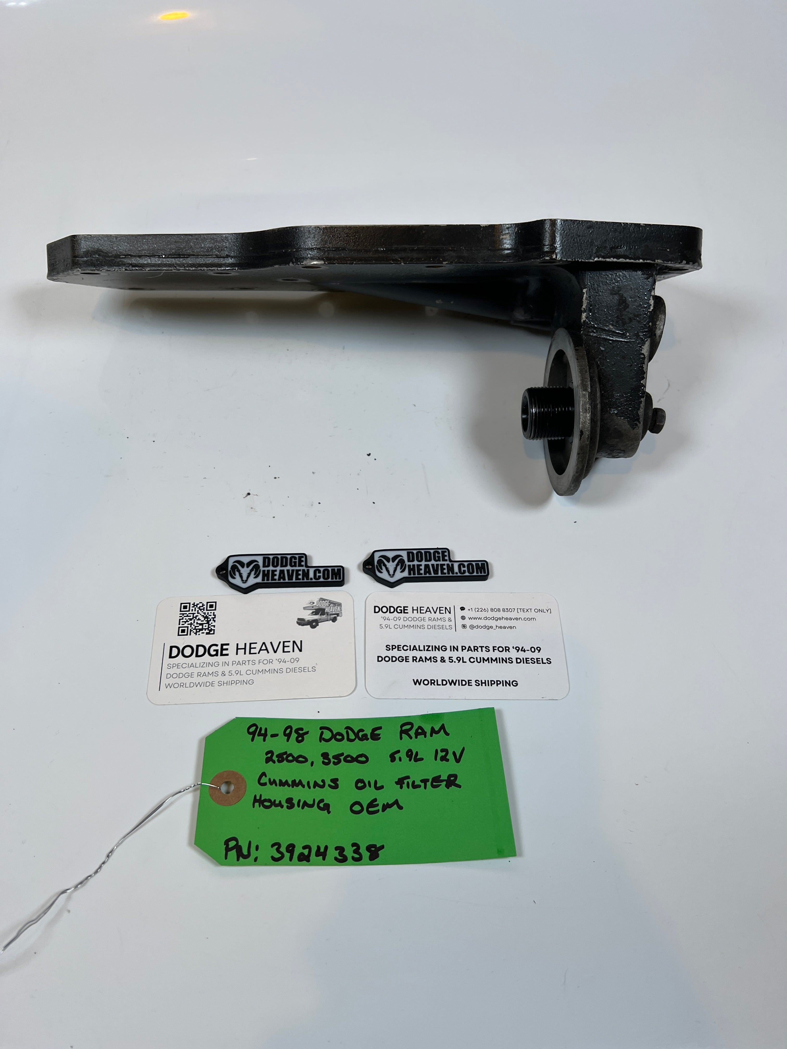 1994-1998 Dodge Ram 12 Valve 5.9L Cummins Oil Filter Housing