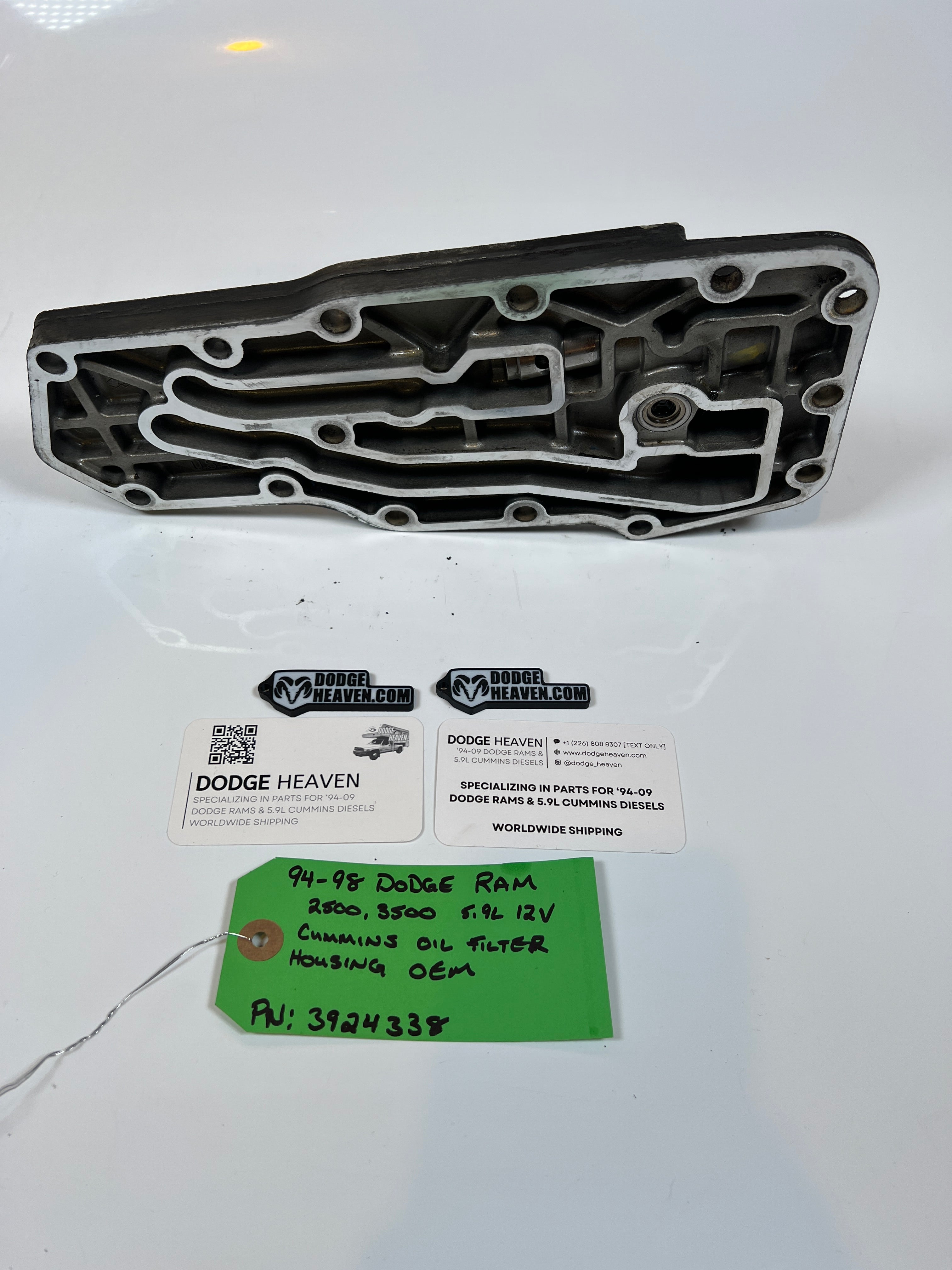 1994-1998 Dodge Ram 12 Valve 5.9L Cummins Oil Filter Housing