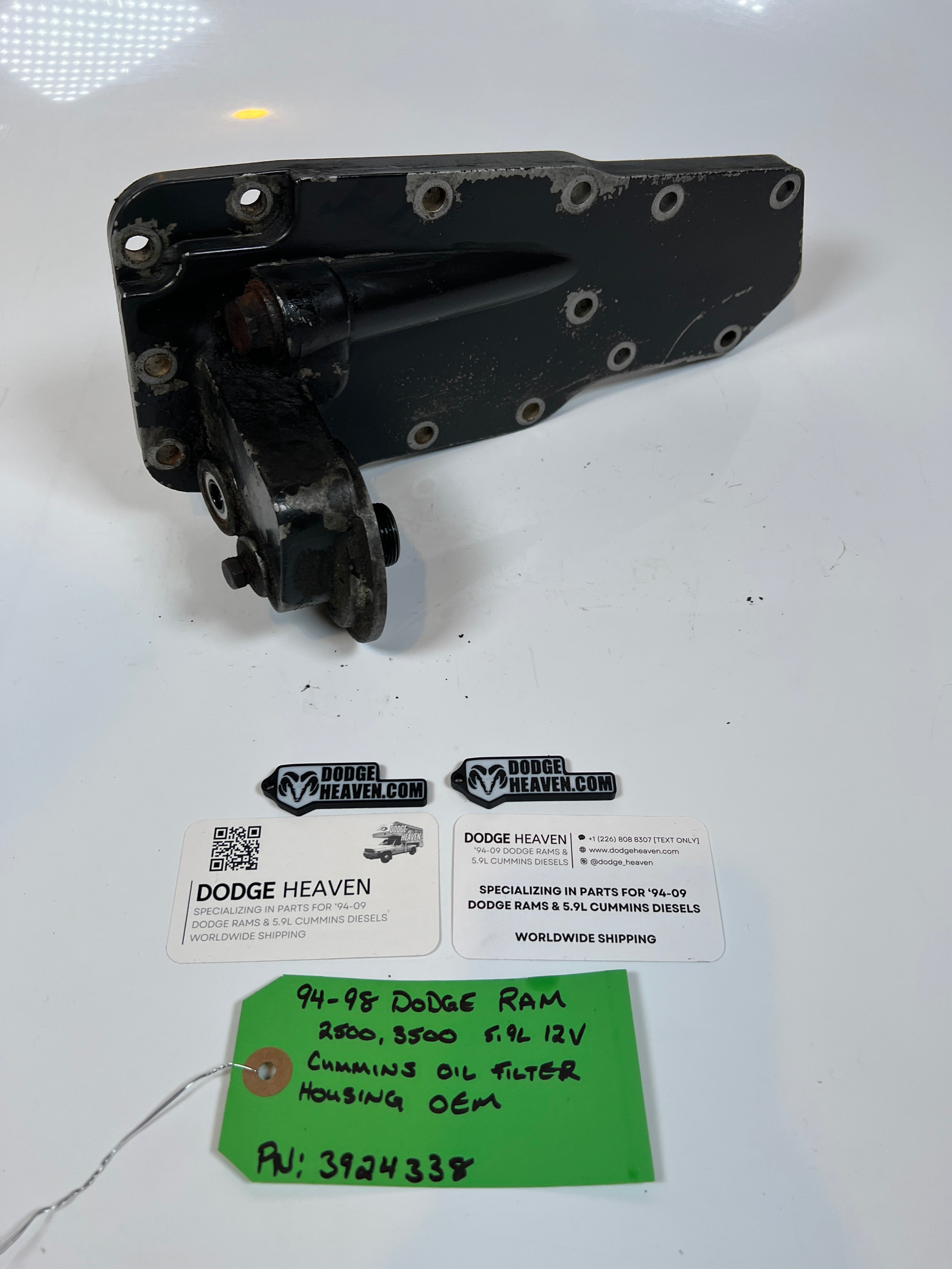 1994-1998 Dodge Ram 12 Valve 5.9L Cummins Oil Filter Housing