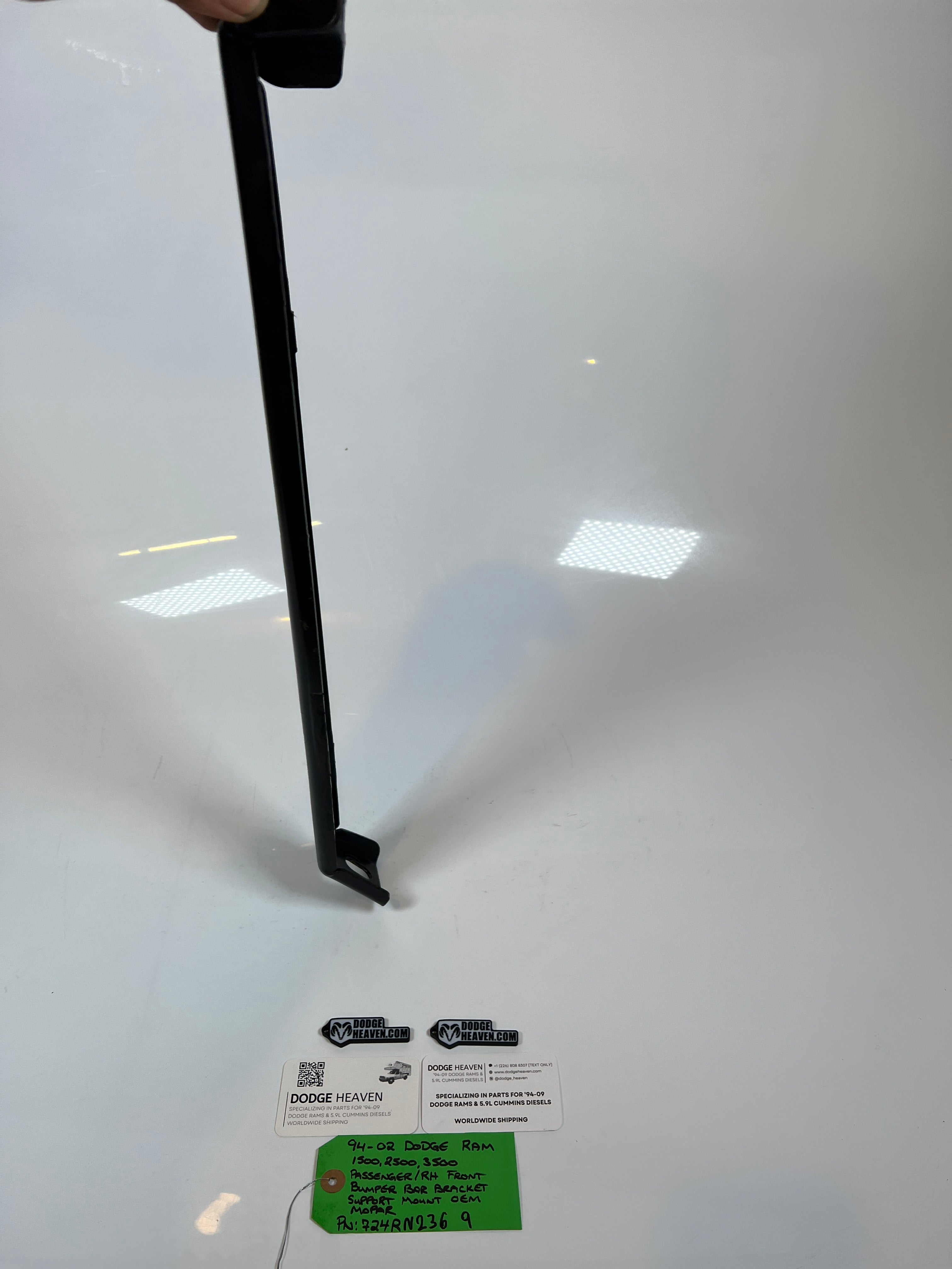 1994-2002 Dodge Ram Front Outer Bumper Support Bracket 1500 2500 3500 Passenger