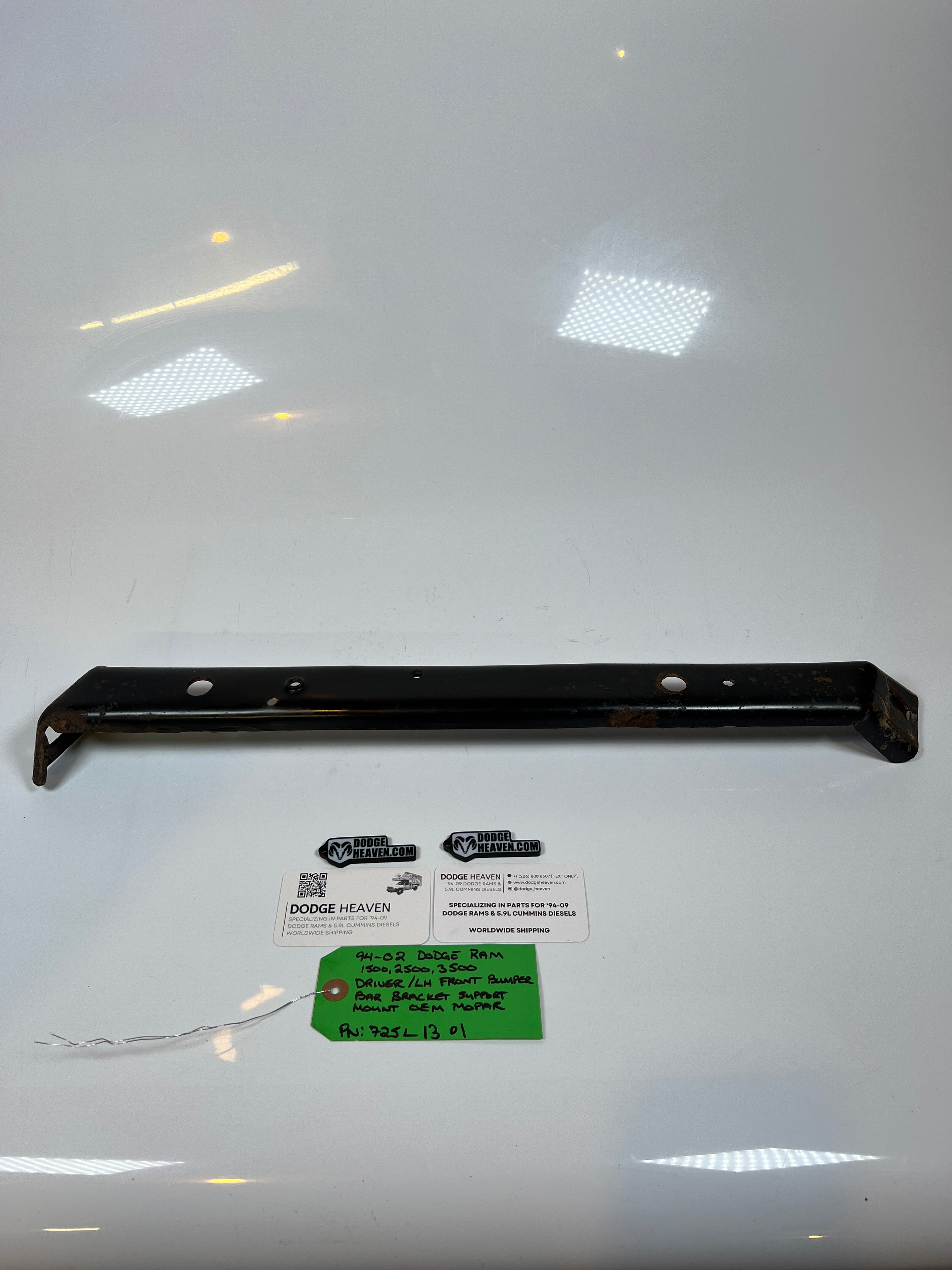 1994-2002 Dodge Ram Front Outer Bumper Support Bracket 1500 2500 3500 Driver