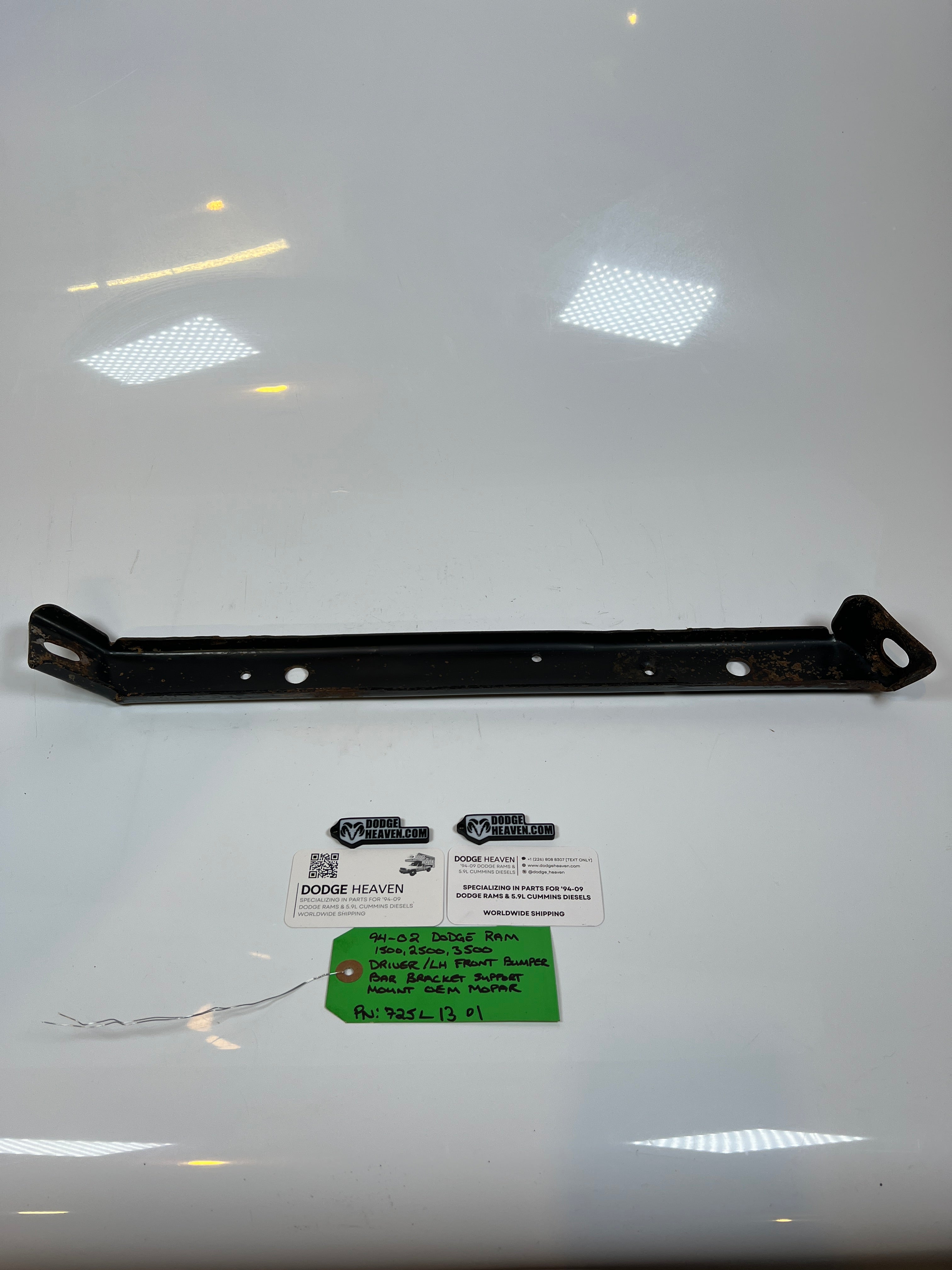 1994-2002 Dodge Ram Front Outer Bumper Support Bracket 1500 2500 3500 Driver