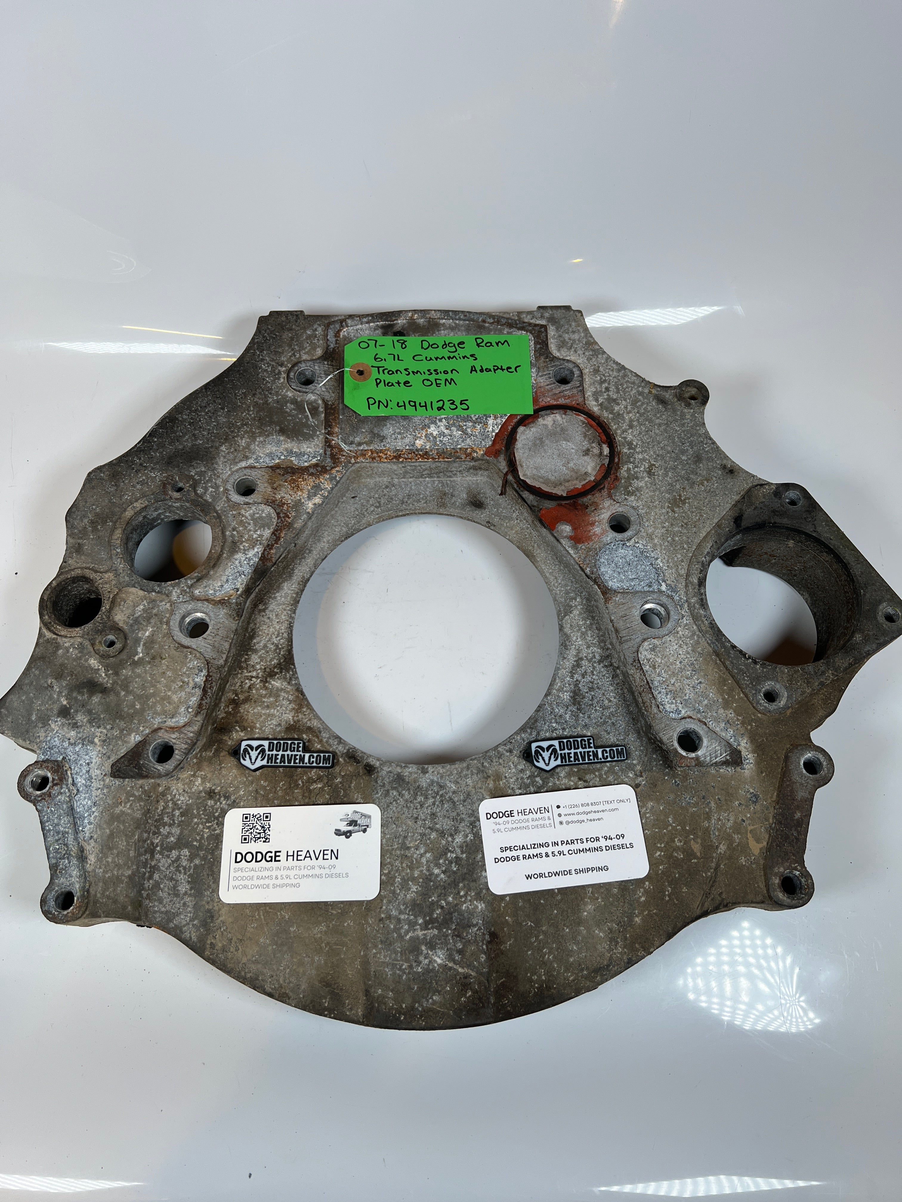2007-2018 Dodge Ram 6.7L Cummins Transmission Adapter Plate