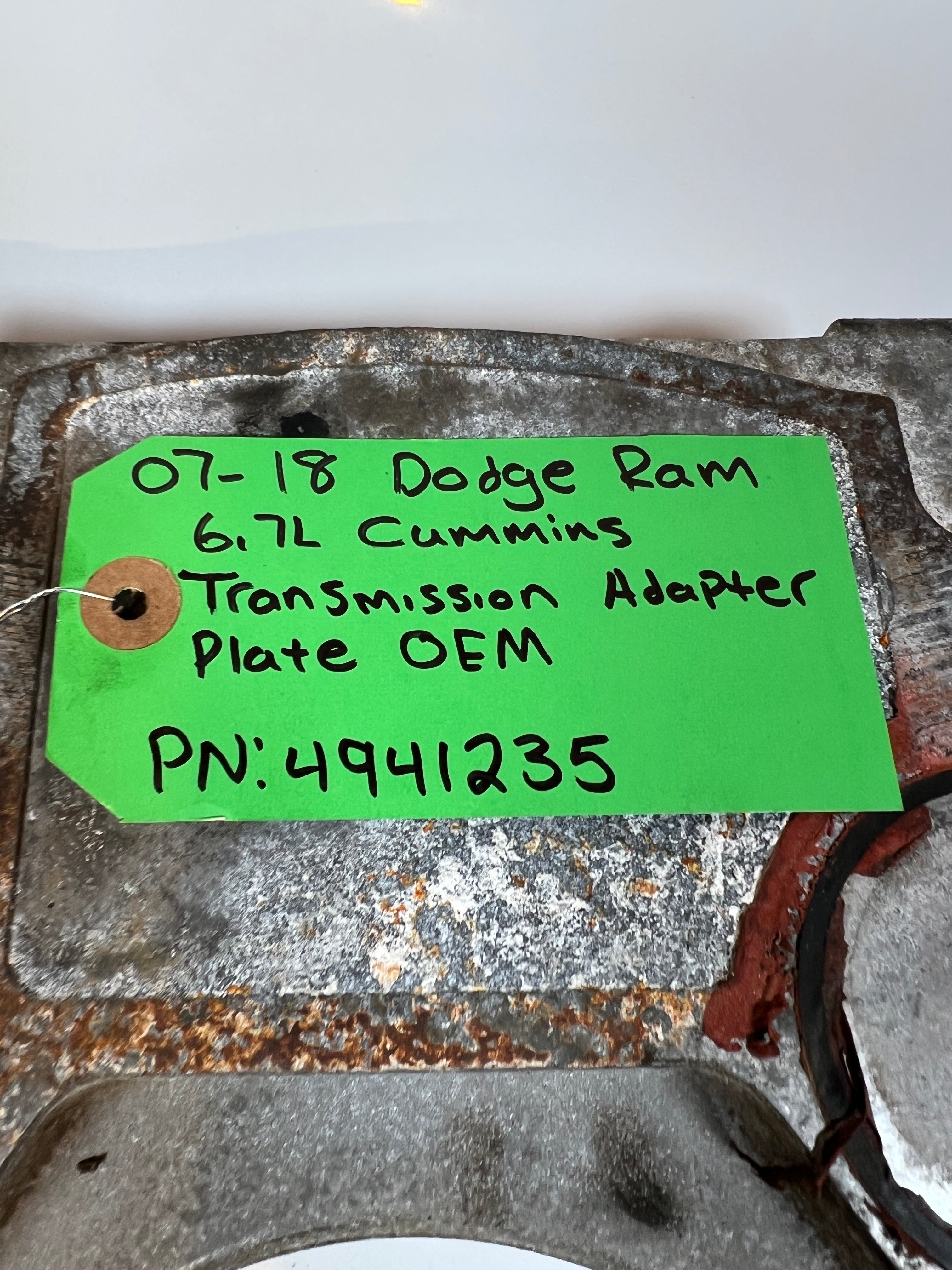 2007-2018 Dodge Ram 6.7L Cummins Transmission Adapter Plate