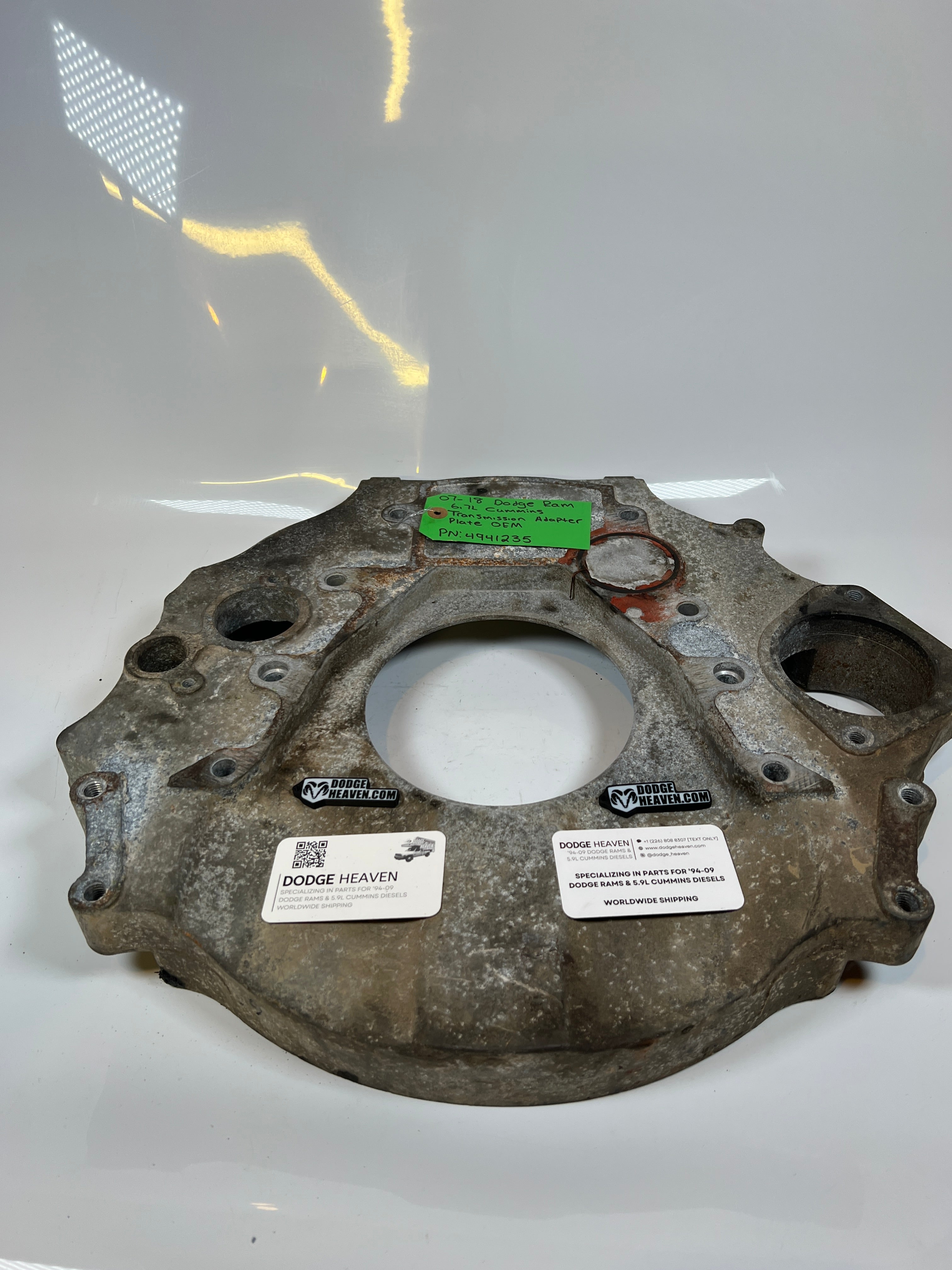 2007-2018 Dodge Ram 6.7L Cummins Transmission Adapter Plate