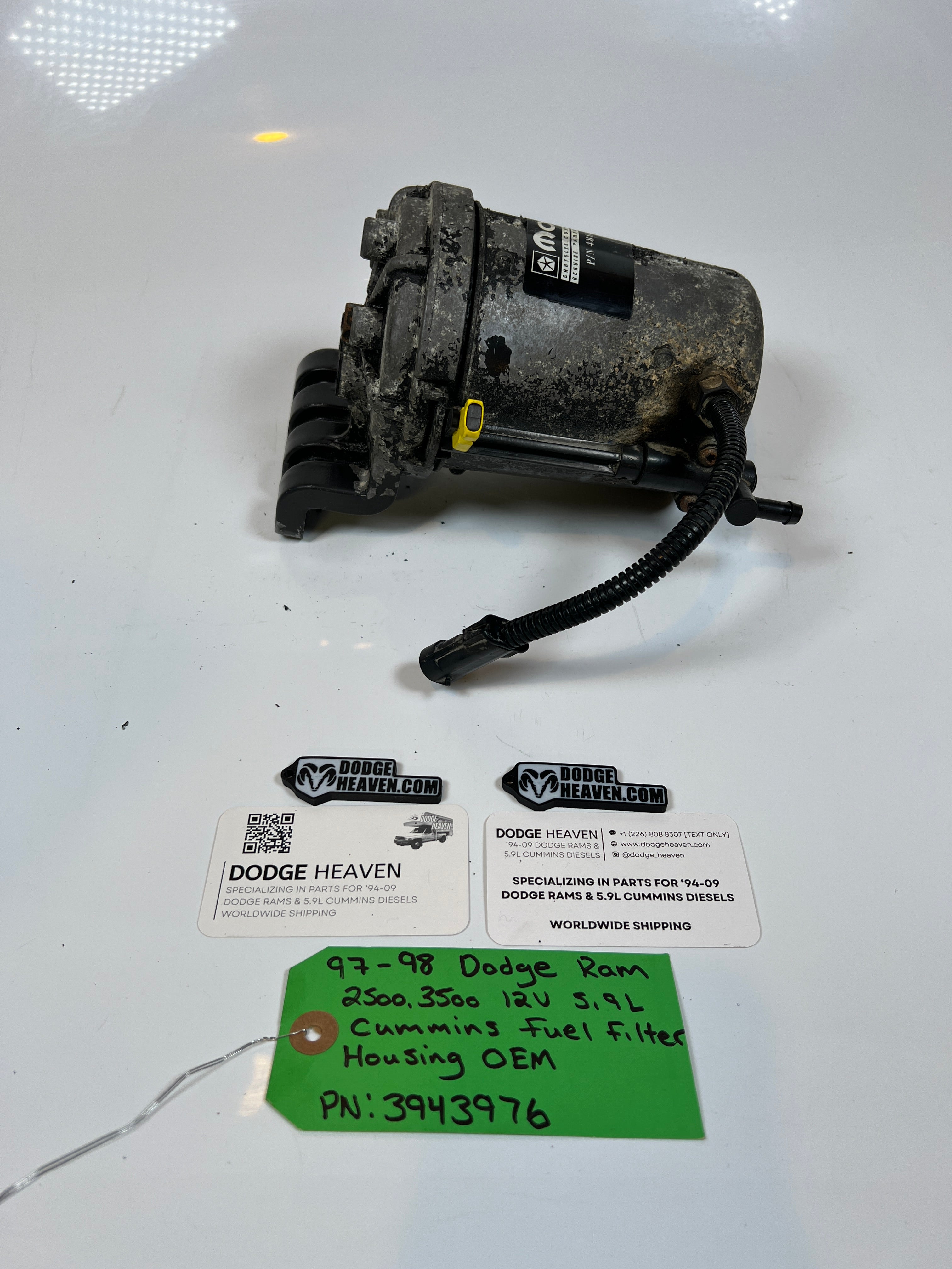 1997-1998 Dodge Ram 2500 3500 12V 5.9L Cummins Fuel Filter Housing