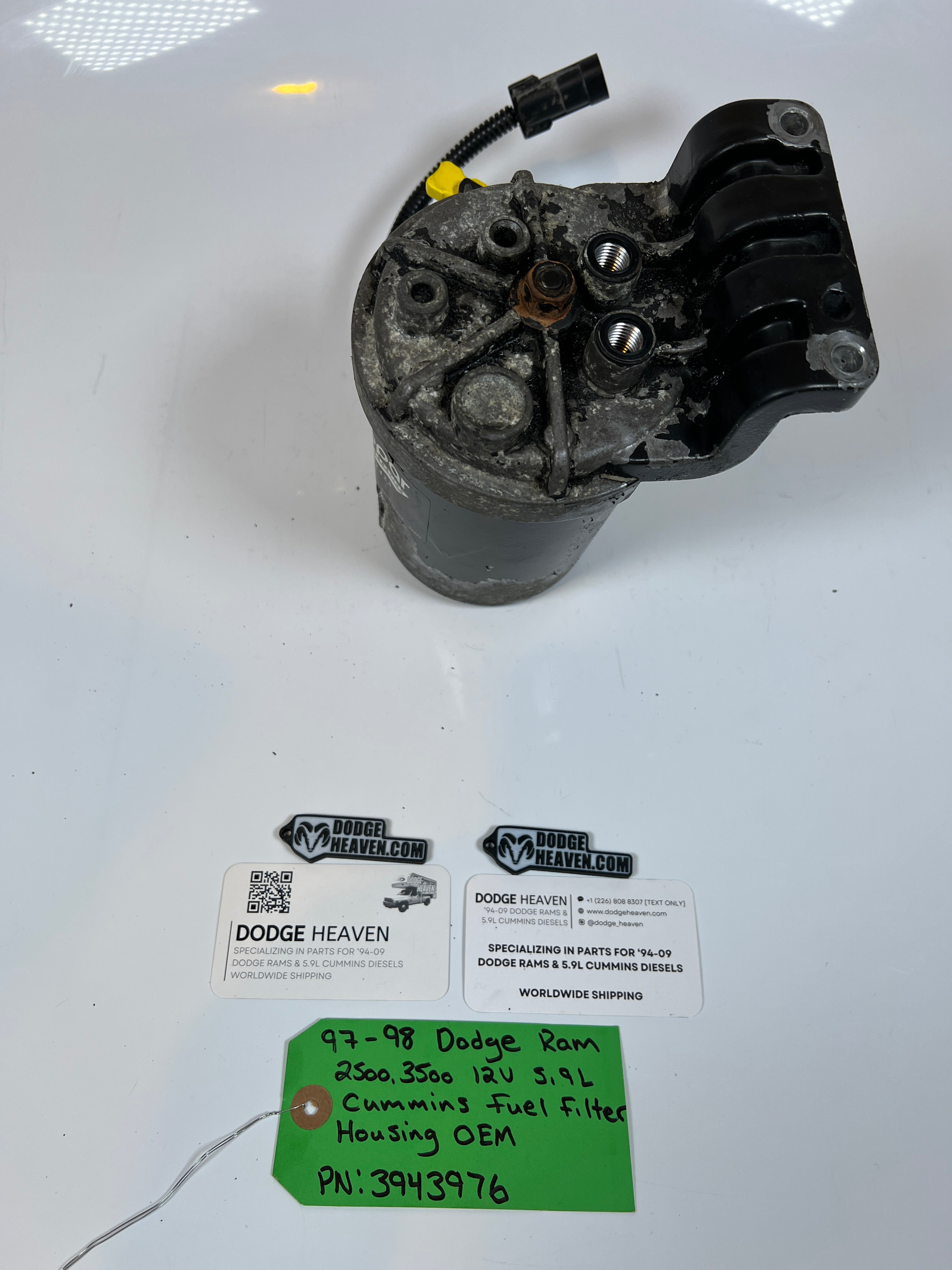 1997-1998 Dodge Ram 2500 3500 12V 5.9L Cummins Fuel Filter Housing